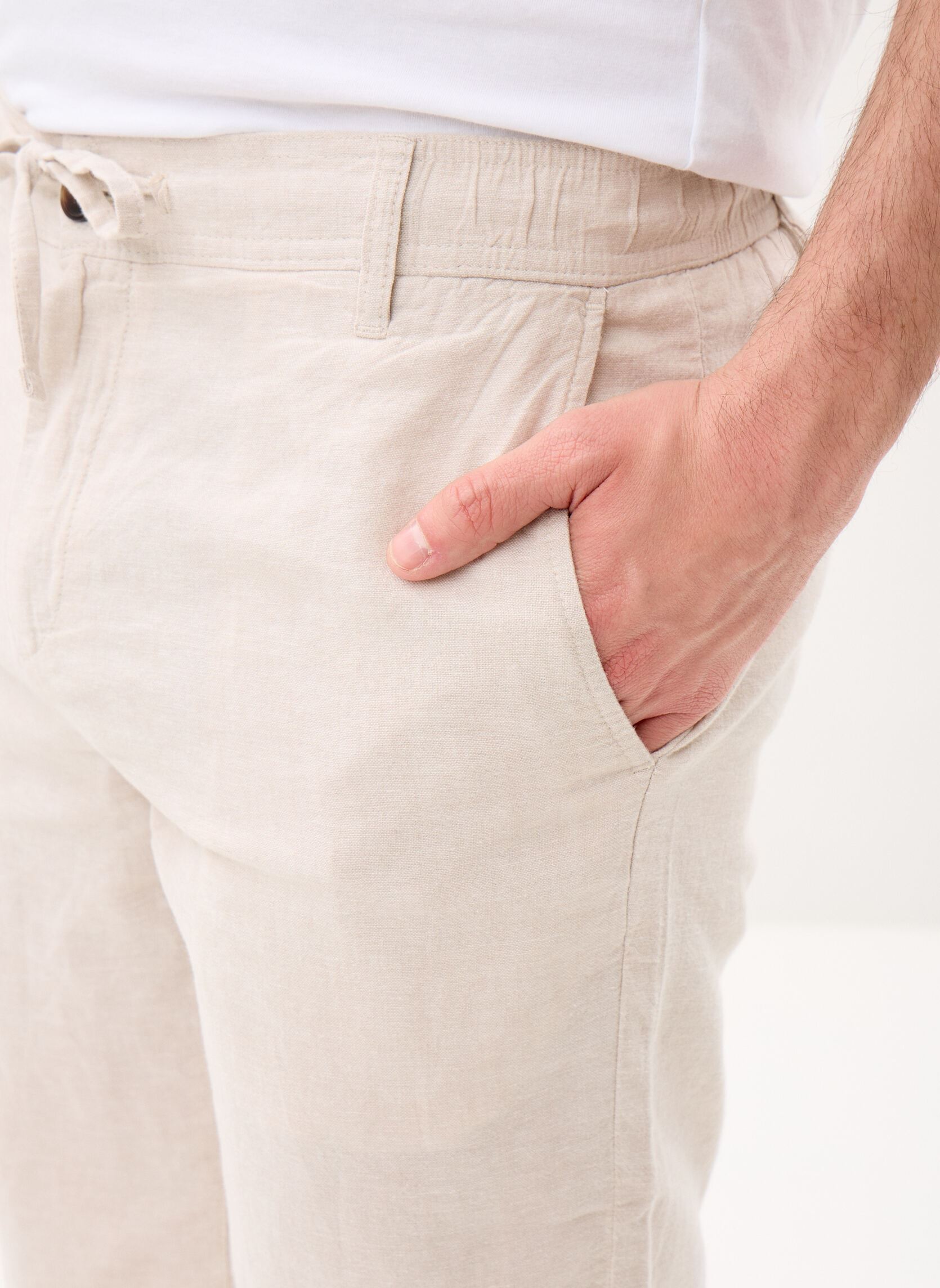 Bermudas SWAN-LIN bermuda homme beige Marvin&Co Bermudas SWAN-LIN bermuda homme beige DOVE