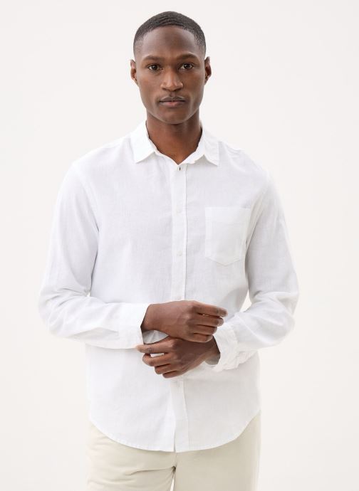 Marvin&Co Hemden COIMBRA-LIN heren wit