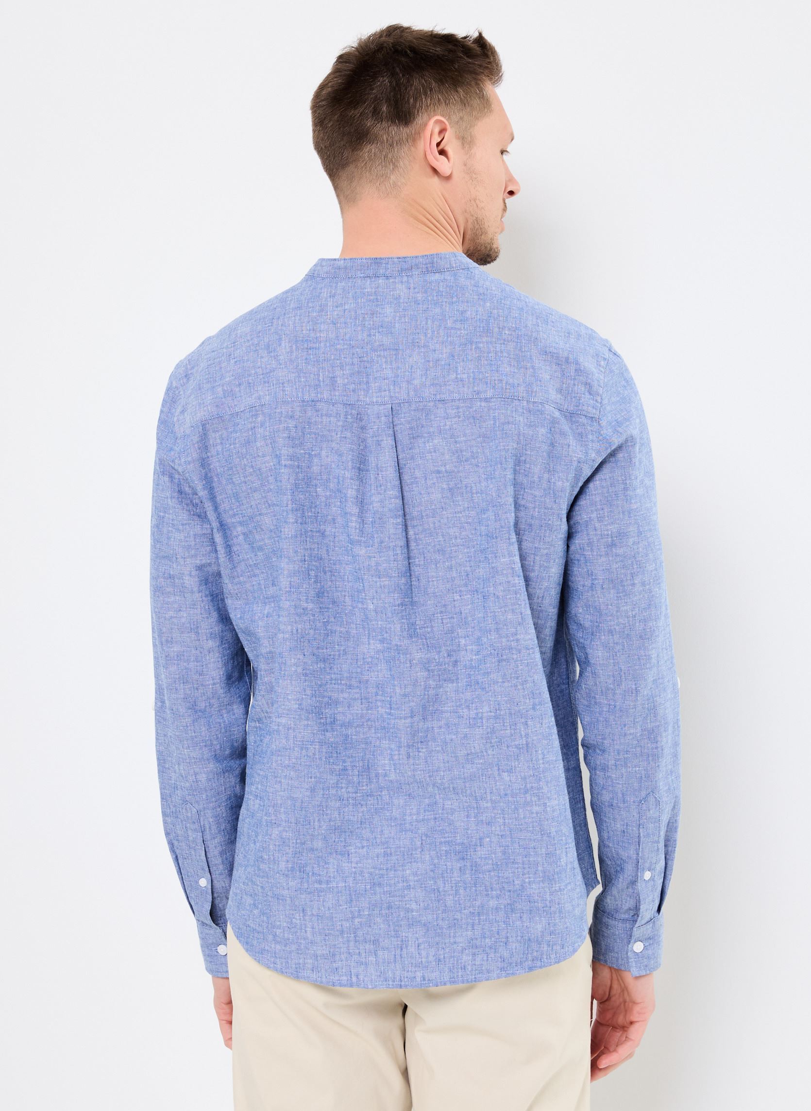 Hemden COL-MAO-LIN herren blau Marvin&Co Hemden COL-MAO-LIN herren blau Bleu