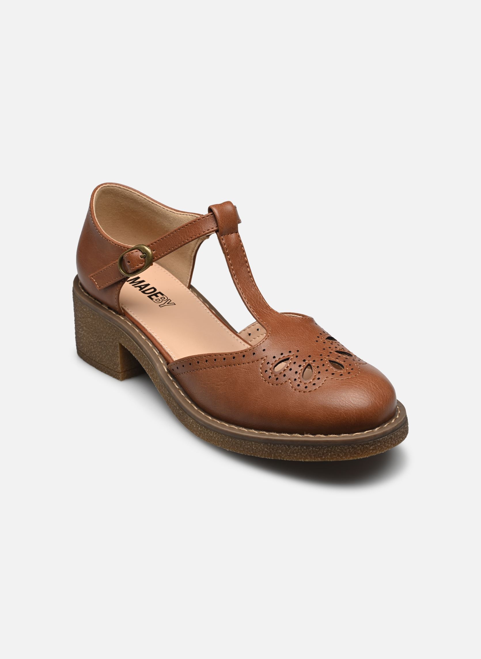 Mary Janes sandale JIESALGUM dames bruin MADE BY Mary Janes sandale JIESALGUM dames bruin COGNAC