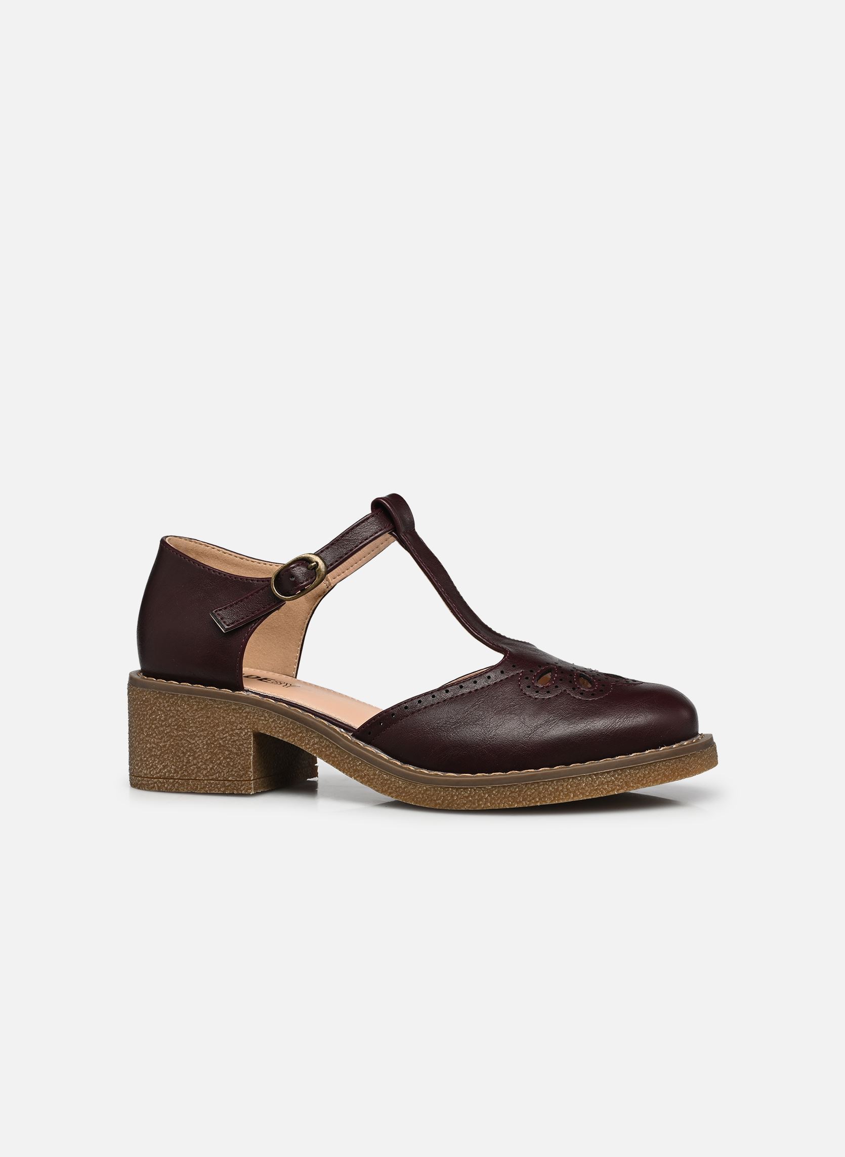 Sandales sandale JIESALGUM femme marron MADE BY Sandales sandale JIESALGUM femme marron BORDEAUX