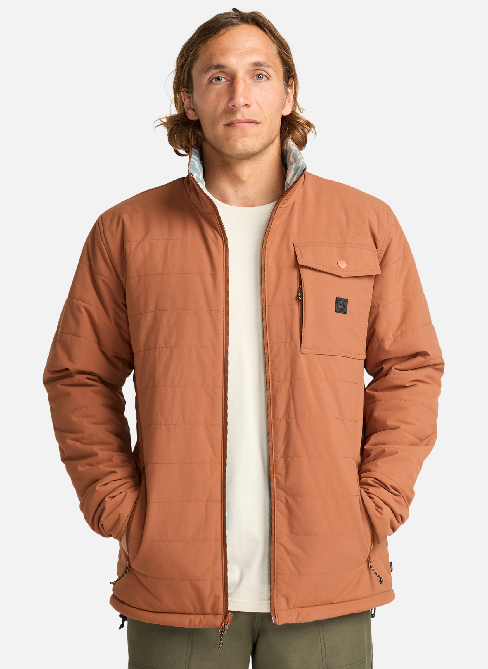 Blousons Unwind Revo 10K homme marron Billabong Blousons Unwind Revo 10K homme marron Marron