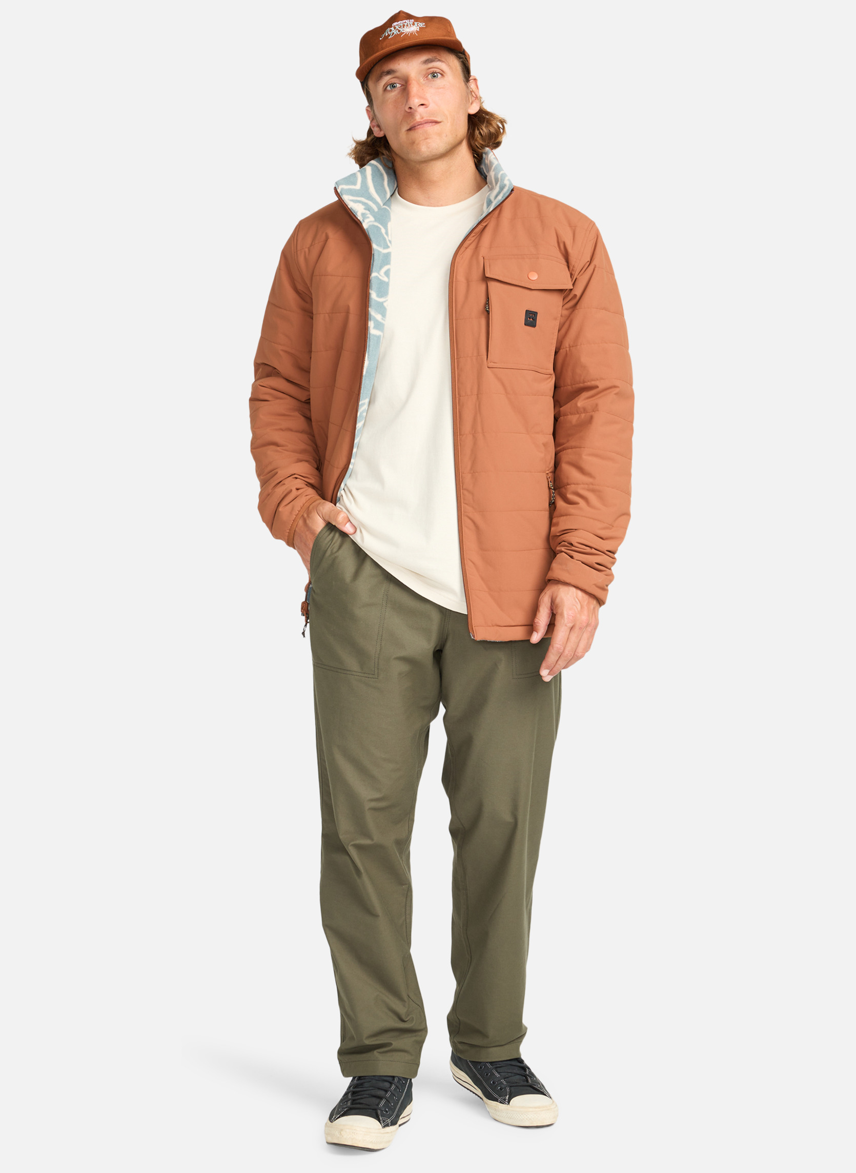Blousons Unwind Revo 10K homme marron Billabong Blousons Unwind Revo 10K homme marron Marron