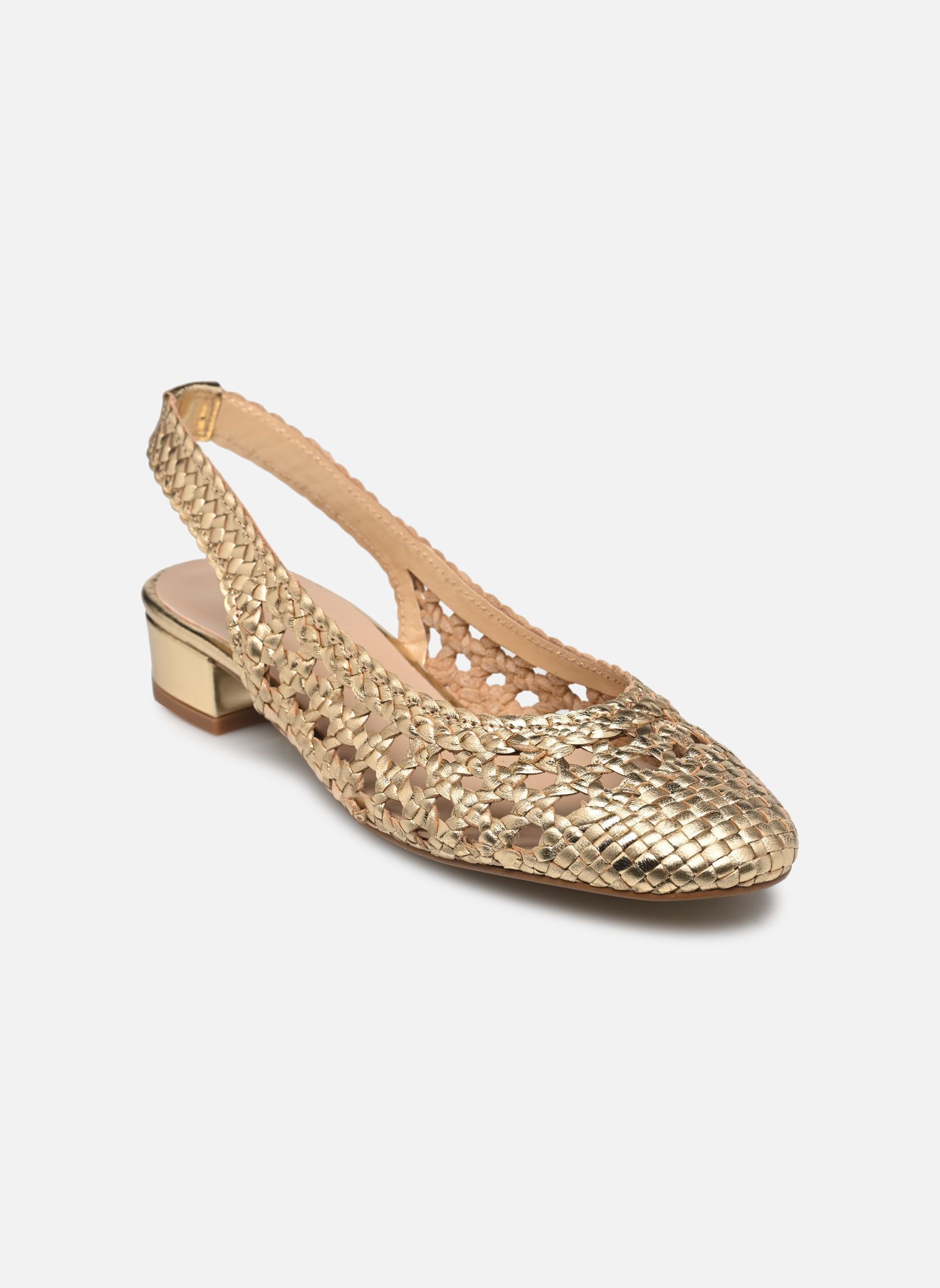 Klassieke ballerina's Rustic Beach Ballerines dames goud en brons Georgia Rose Klassieke ballerina's Rustic Beach Ballerines dames goud en brons OR