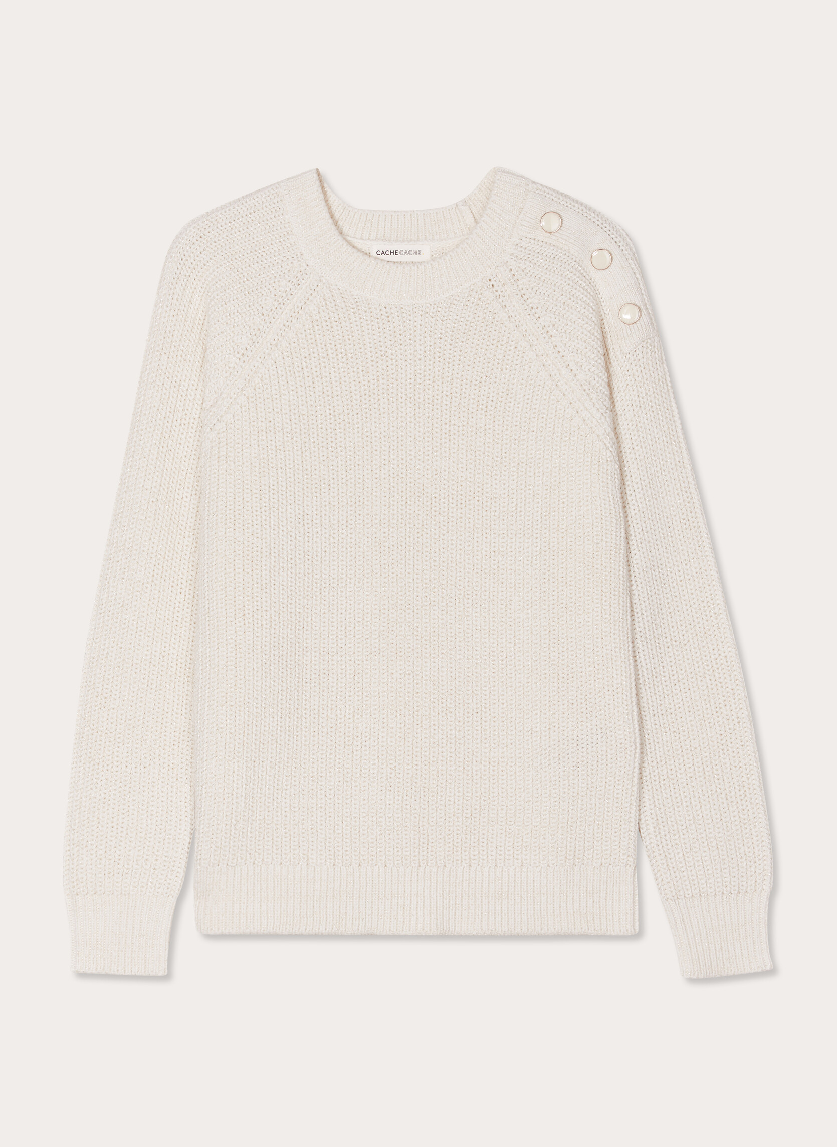 Pulls NEWTAMURON2 femme blanc Cache Cache Pulls NEWTAMURON2 femme blanc Blanc
