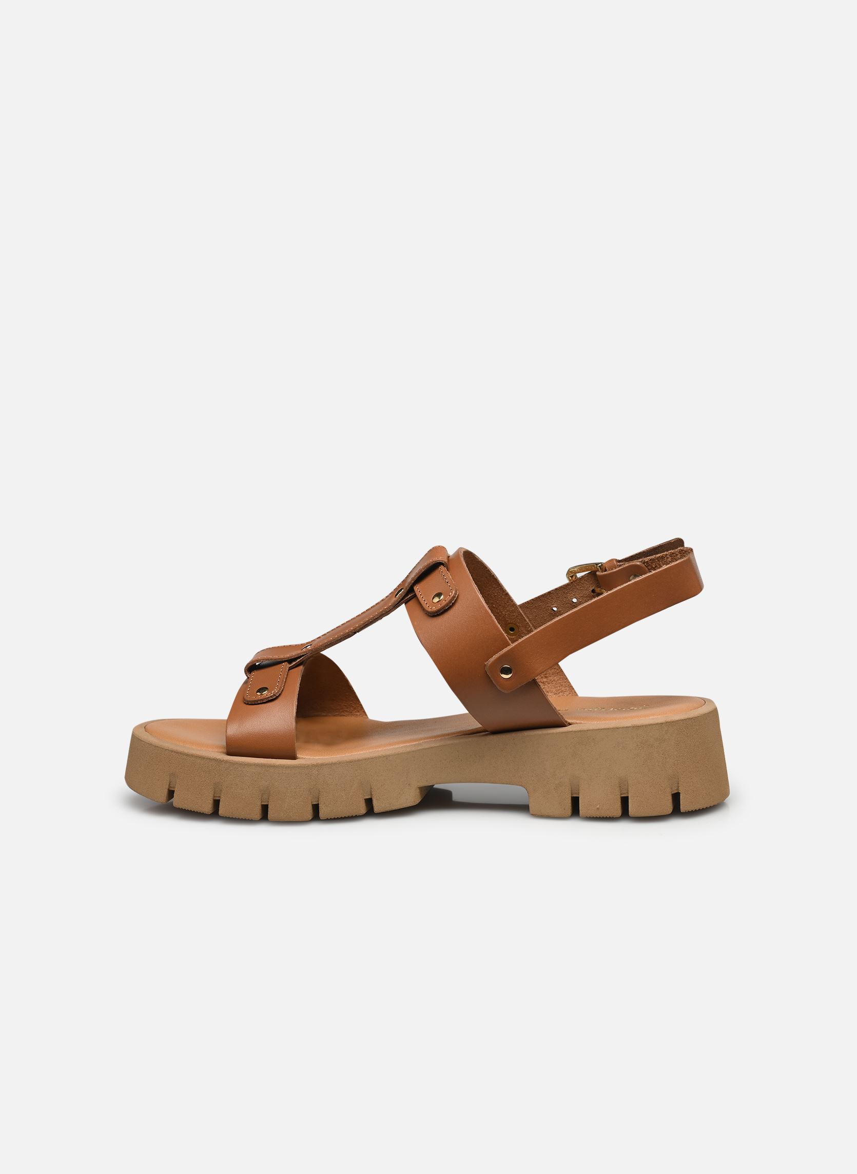 Platte sandalen Dolina - sandales dames bruin Georgia Rose Platte sandalen Dolina - sandales dames bruin COGNAC