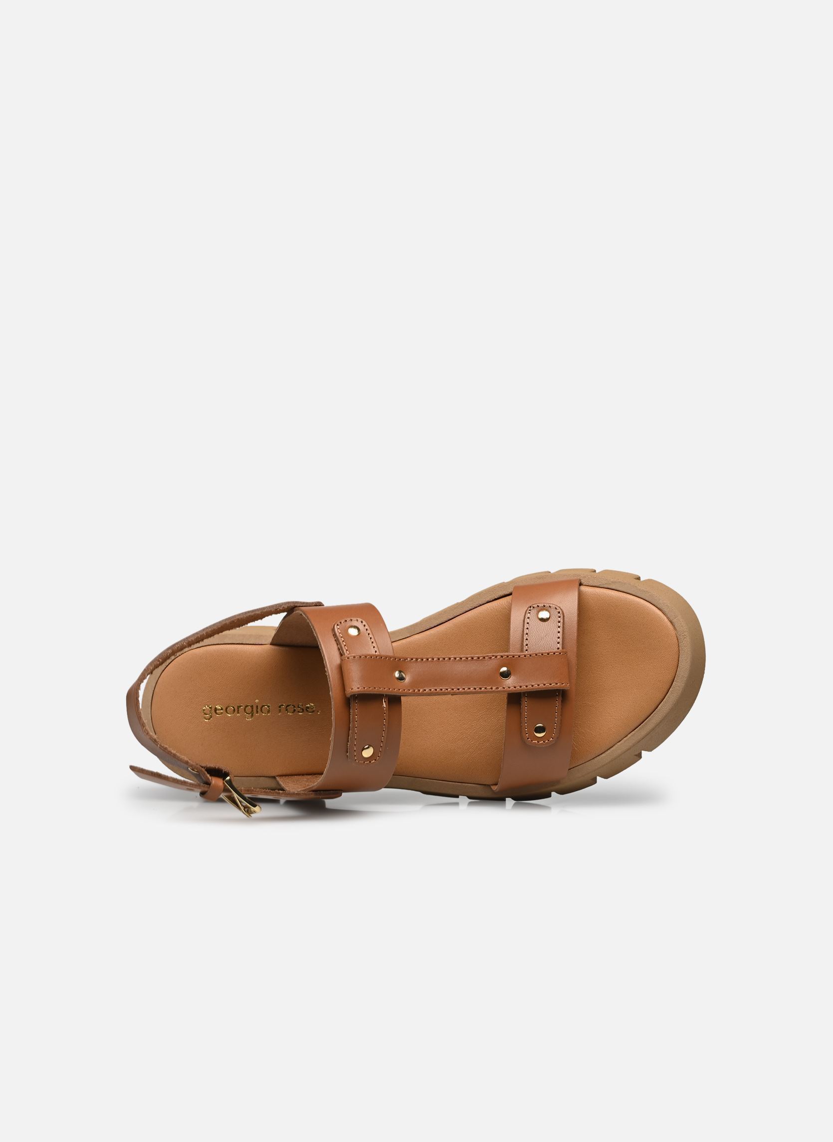 Platte sandalen Dolina - sandales dames bruin Georgia Rose Platte sandalen Dolina - sandales dames bruin COGNAC