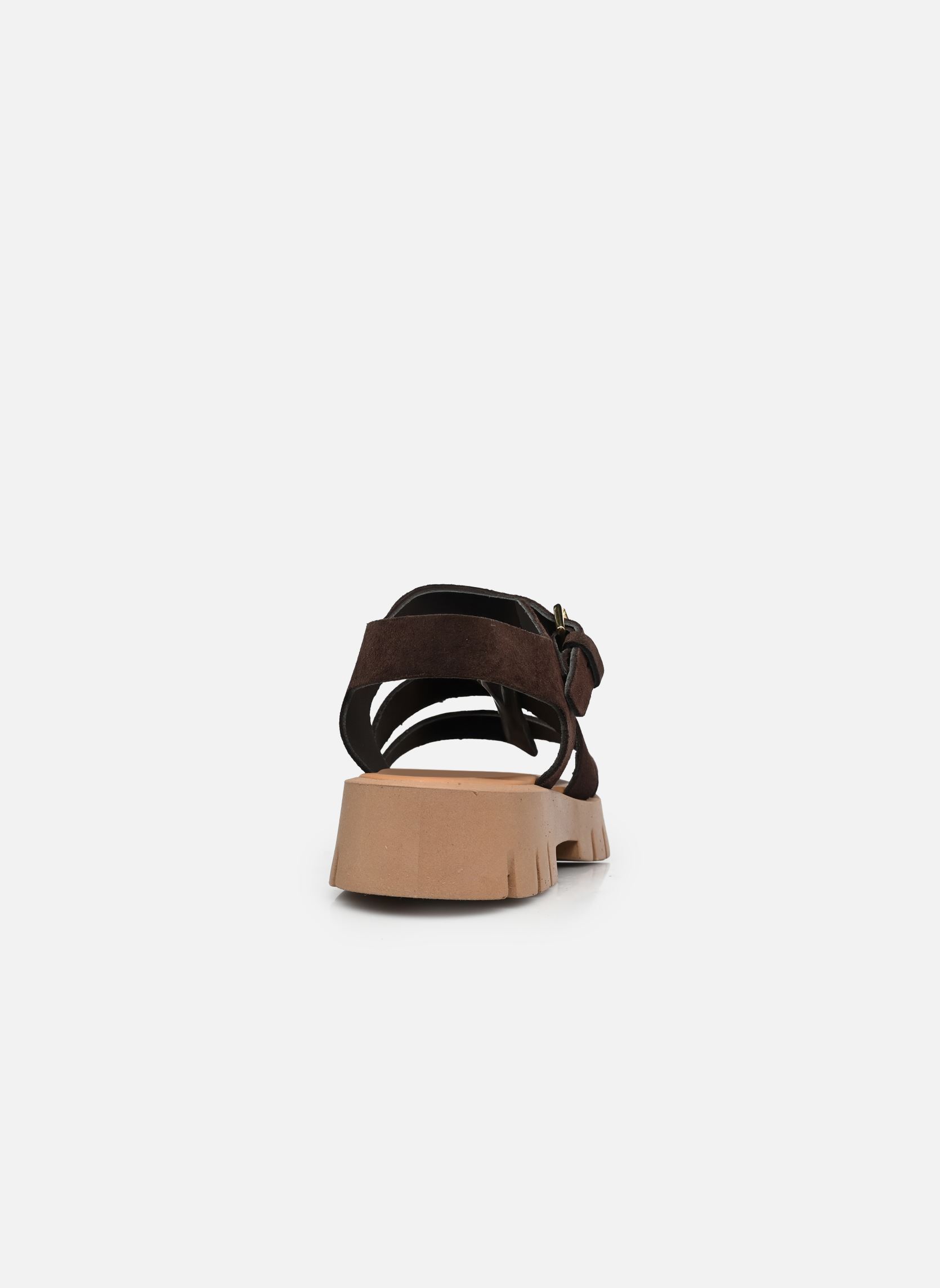 Flache Sandalen Decrant - sandales damen braun Georgia Rose Flache Sandalen Decrant - sandales damen braun CHOCOLAT