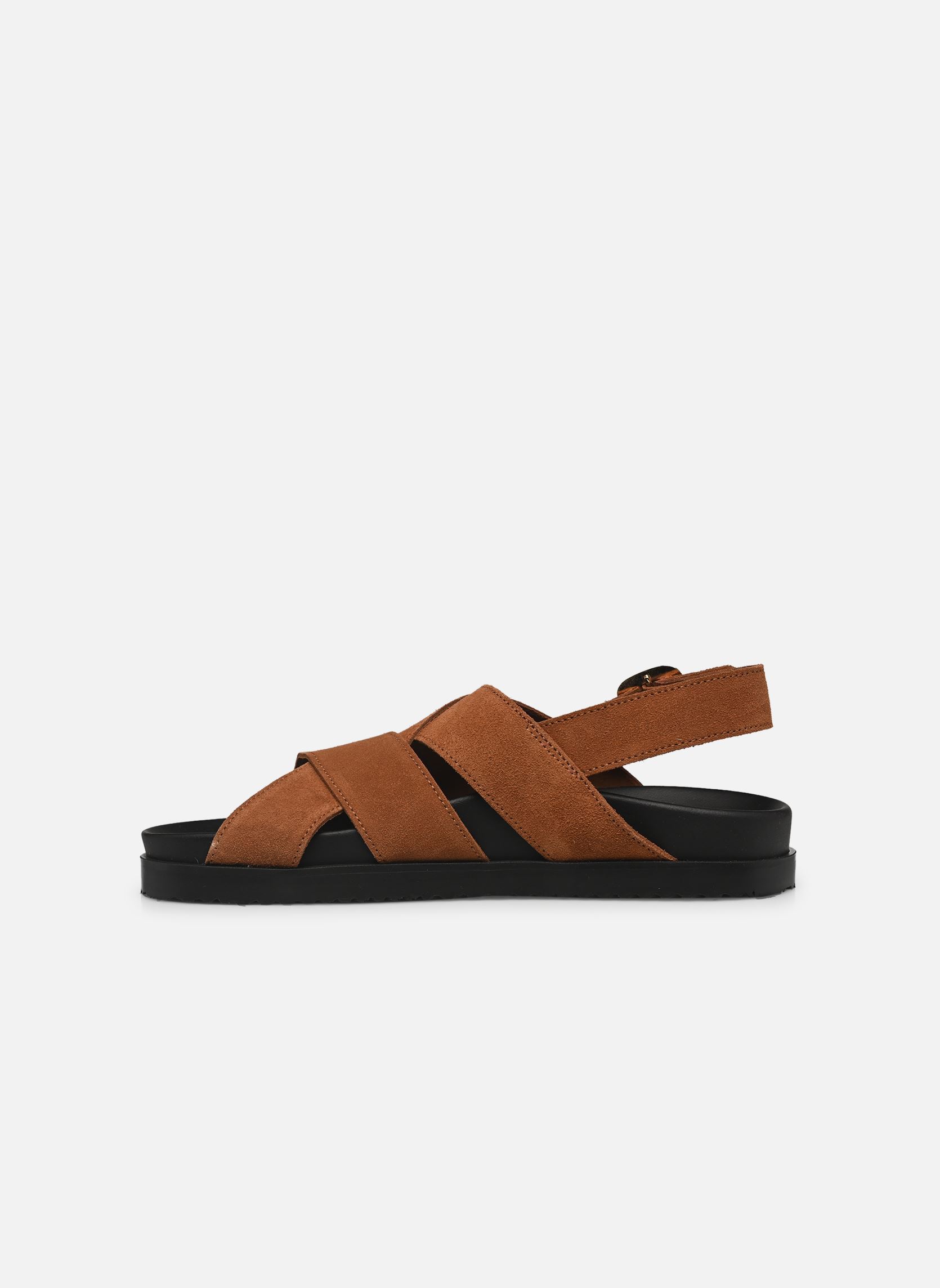 Flache Sandalen Deplus - sandales damen braun Georgia Rose Flache Sandalen Deplus - sandales damen braun COGNAC