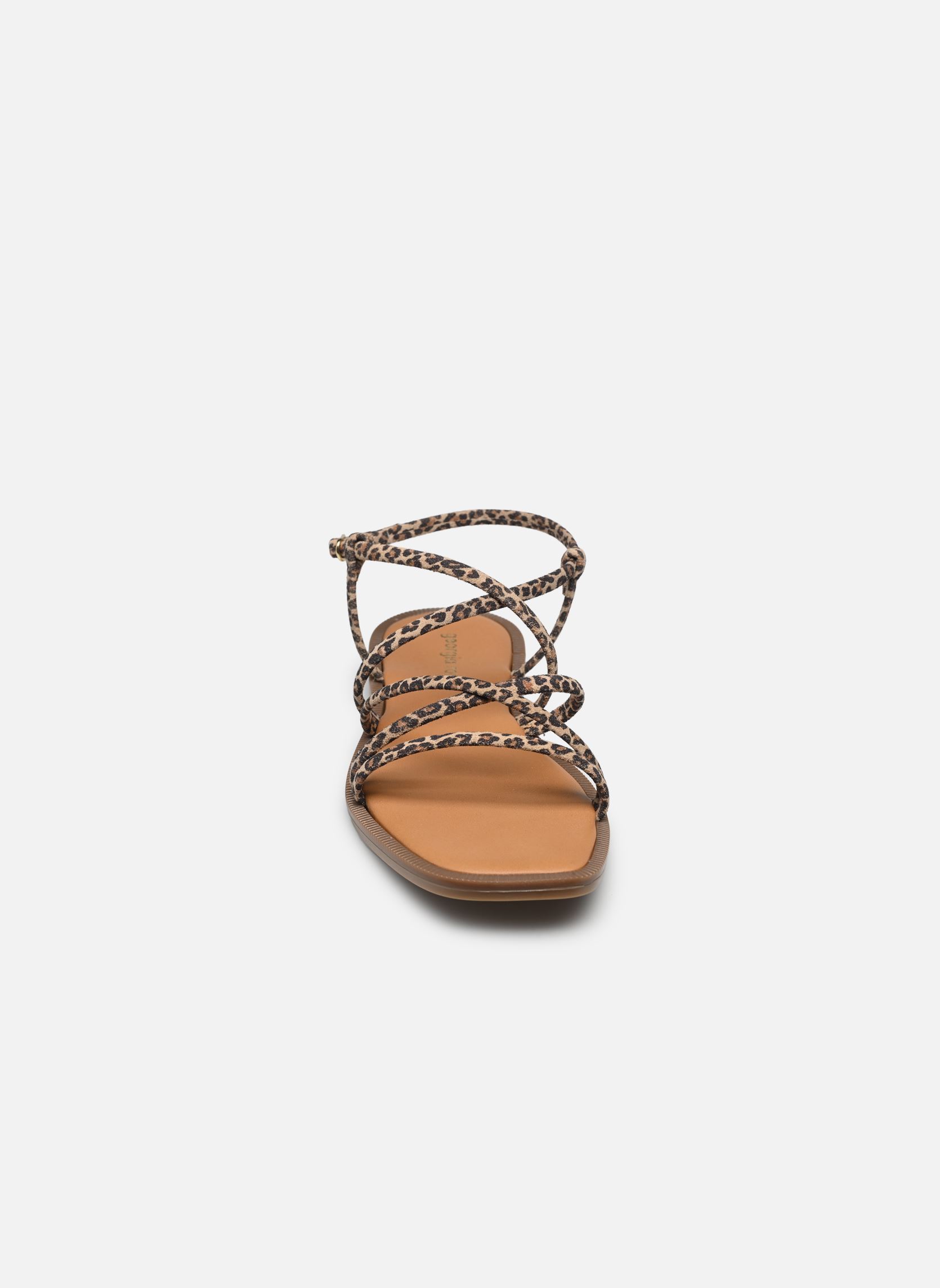 Flache Sandalen Defile - sandales damen beige Georgia Rose Flache Sandalen Defile - sandales damen beige LÉOPARD