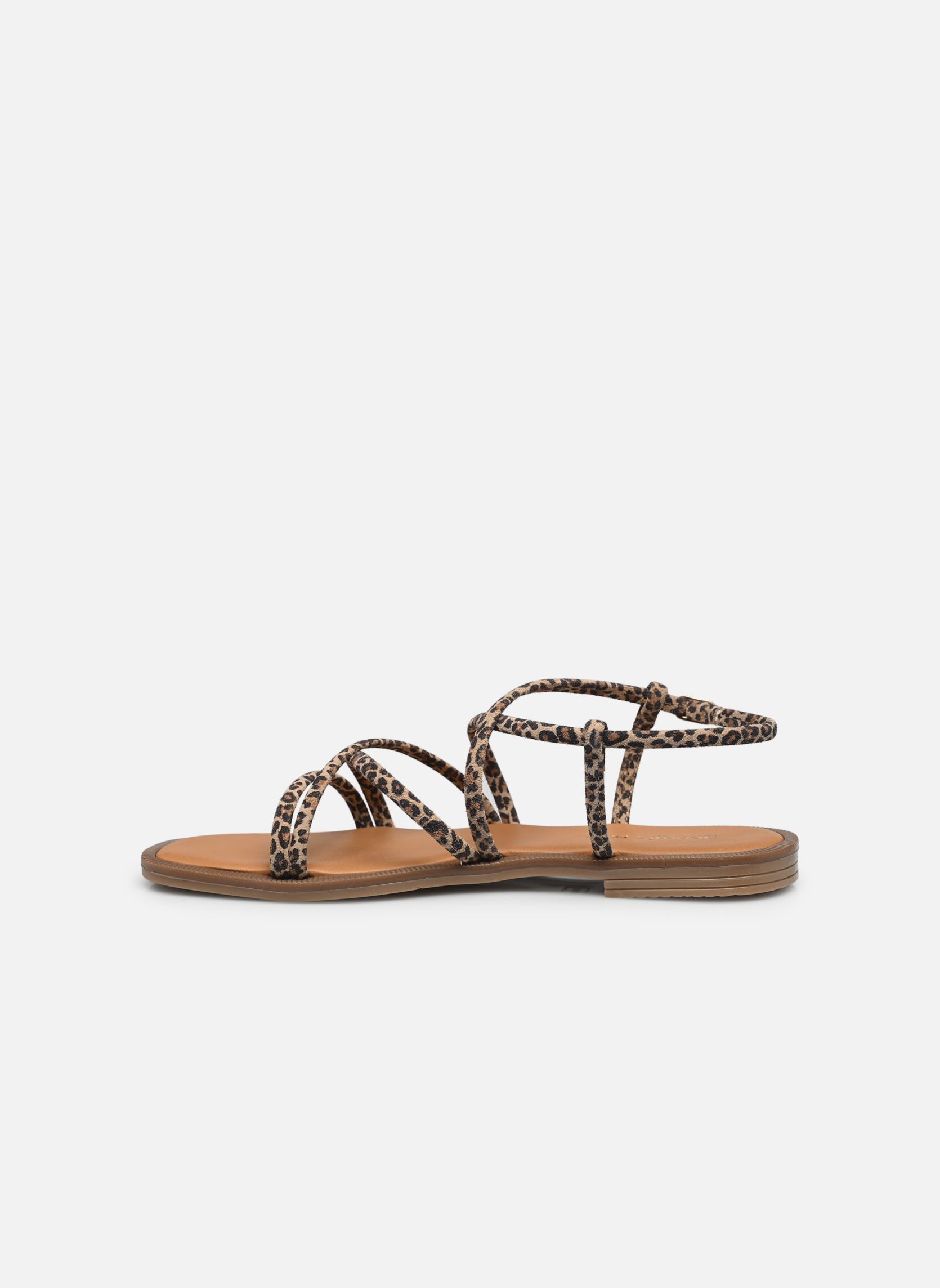 Flache Sandalen Defile - sandales damen beige Georgia Rose Flache Sandalen Defile - sandales damen beige LÉOPARD