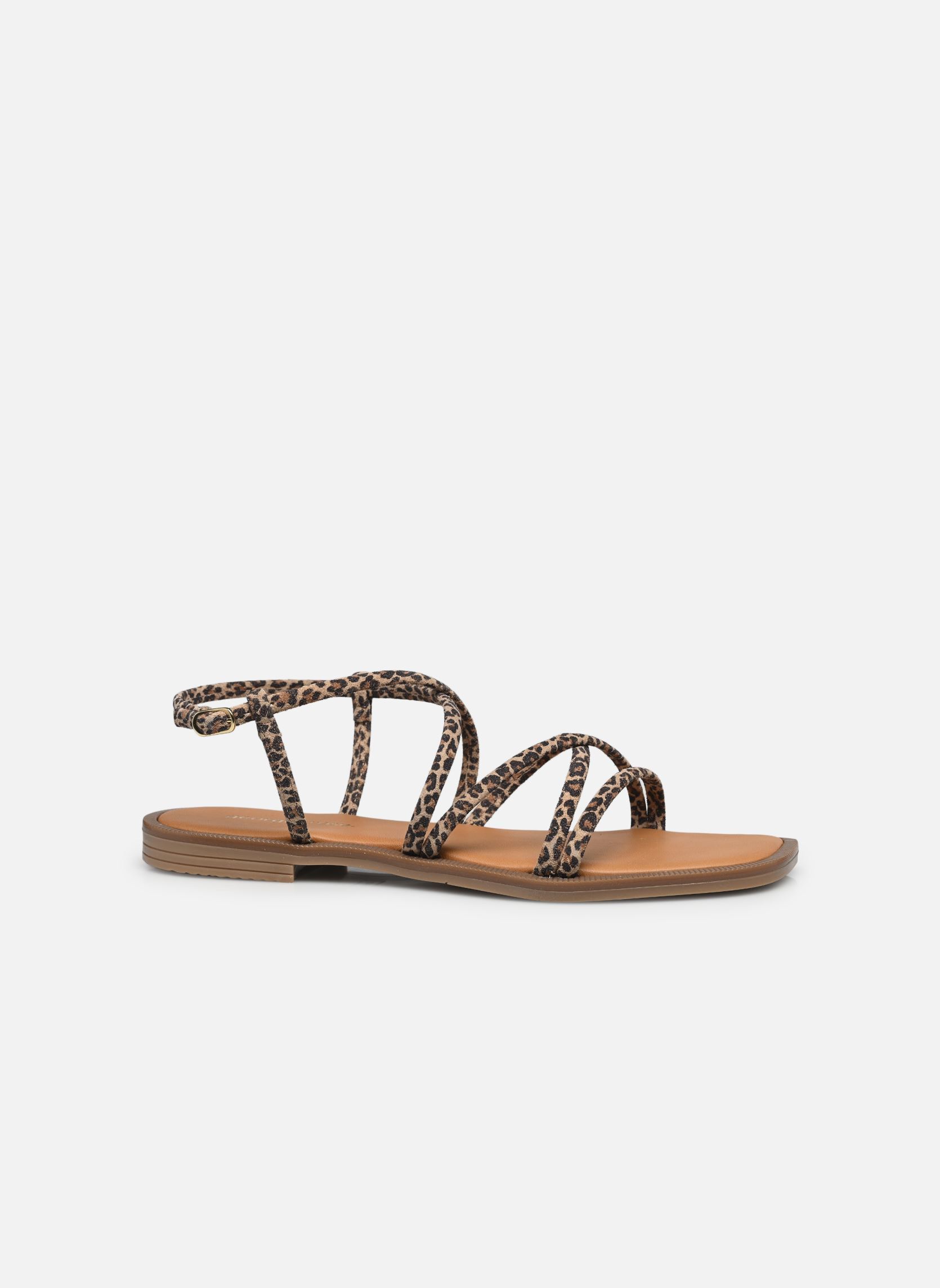 Flache Sandalen Defile - sandales damen beige Georgia Rose Flache Sandalen Defile - sandales damen beige LÉOPARD