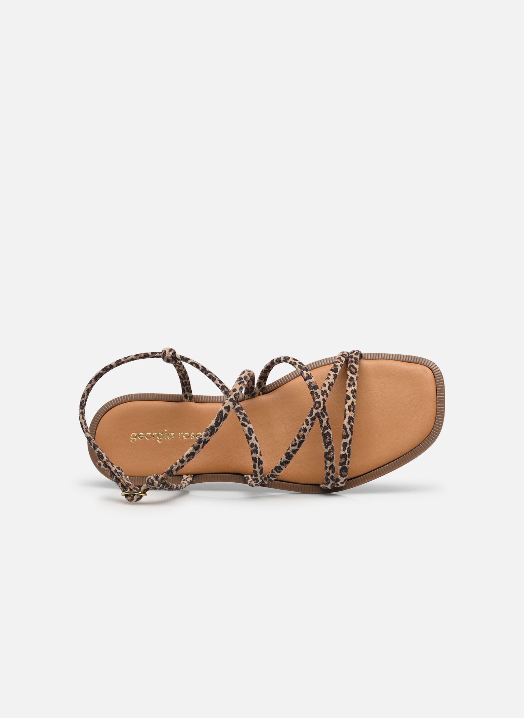 Flache Sandalen Defile - sandales damen beige Georgia Rose Flache Sandalen Defile - sandales damen beige LÉOPARD