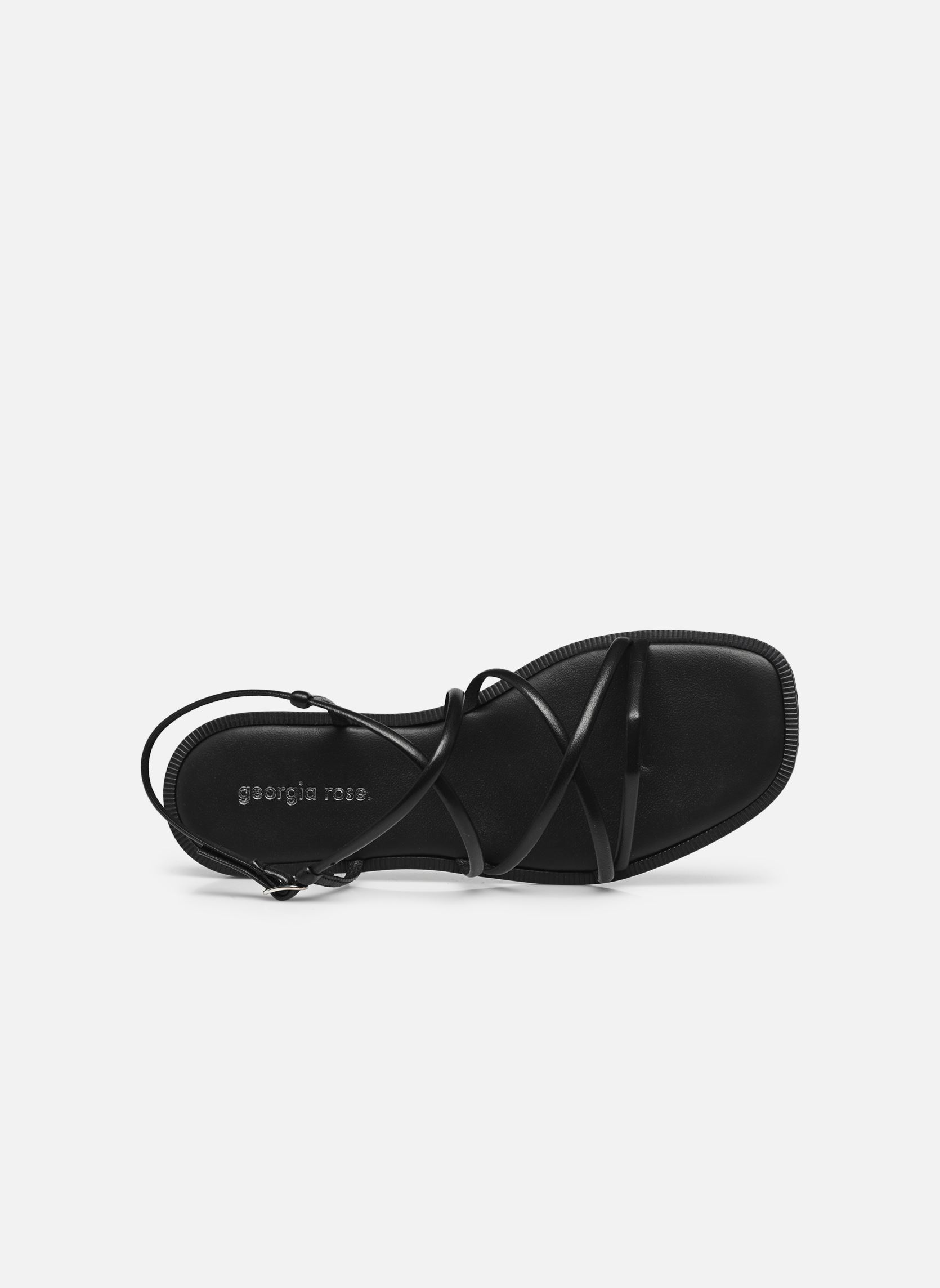 Flache Sandalen Defile - sandales damen schwarz Georgia Rose Flache Sandalen Defile - sandales damen schwarz NOIR