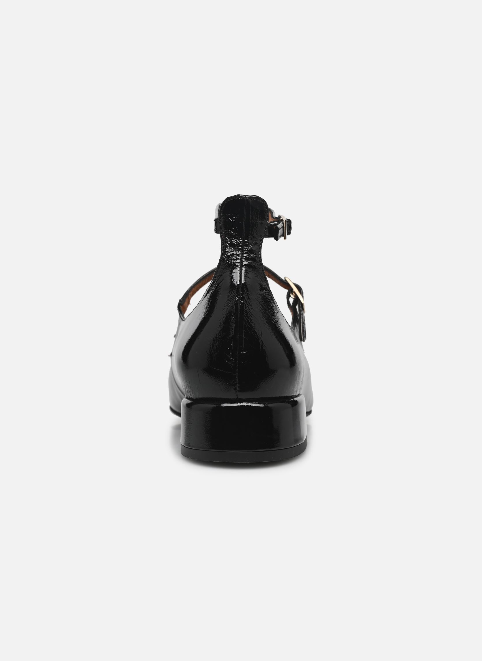 Babys Adouble - Cuir Vernis Plissé damen schwarz Georgia Rose Babys Adouble - Cuir Vernis Plissé damen schwarz NOIR