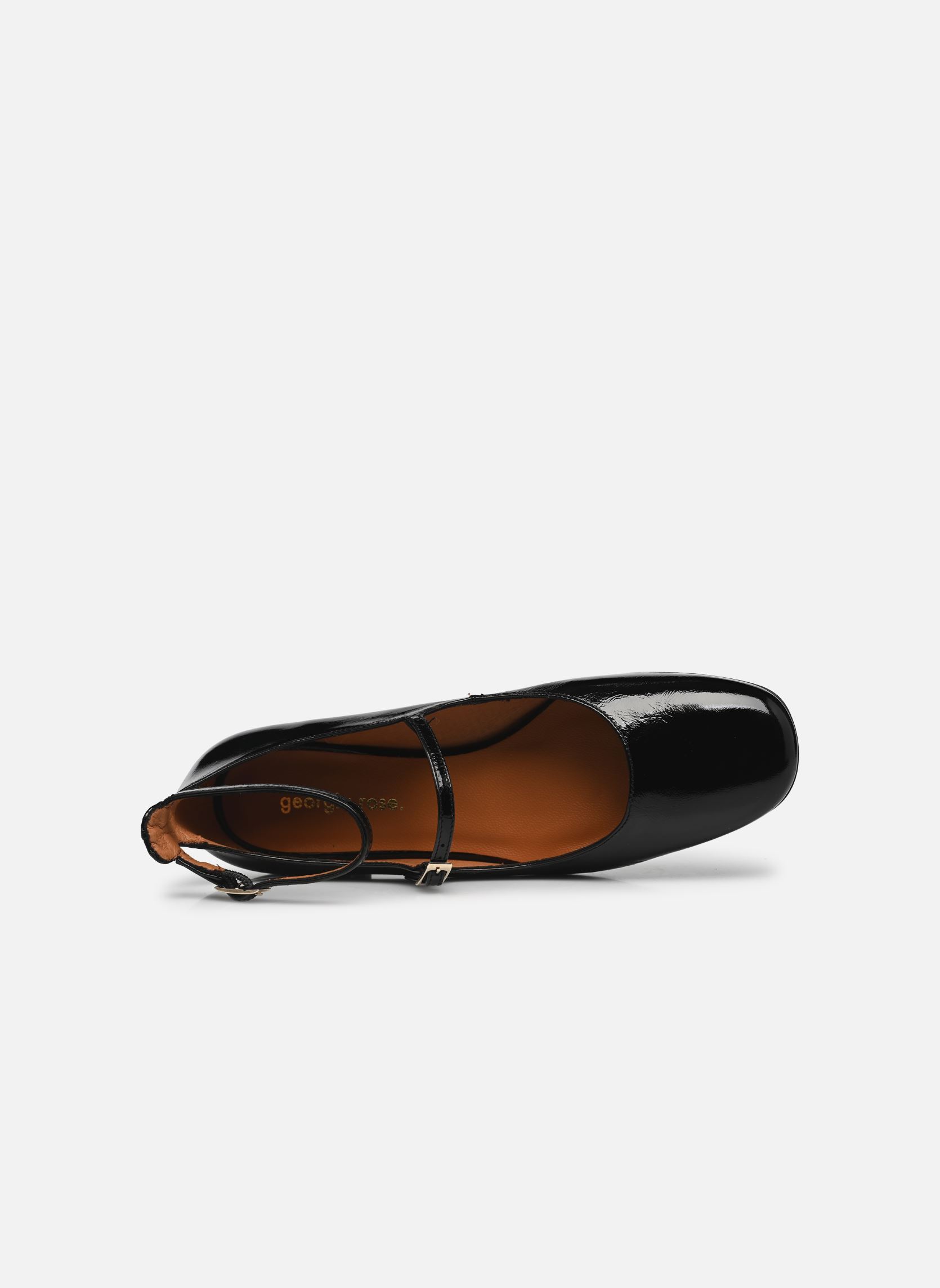 Babys Adouble - Cuir Vernis Plissé damen schwarz Georgia Rose Babys Adouble - Cuir Vernis Plissé damen schwarz NOIR