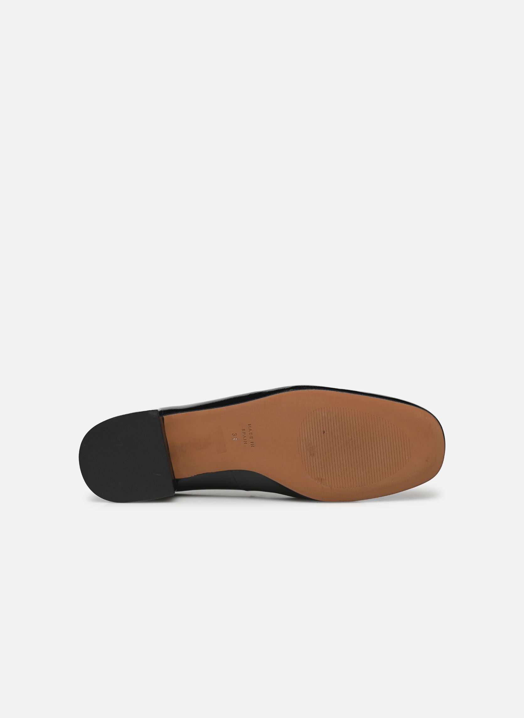 Escarpins Abou - Cuir Vernis plissé femme noir Georgia Rose Escarpins Abou - Cuir Vernis plissé femme noir NOIR