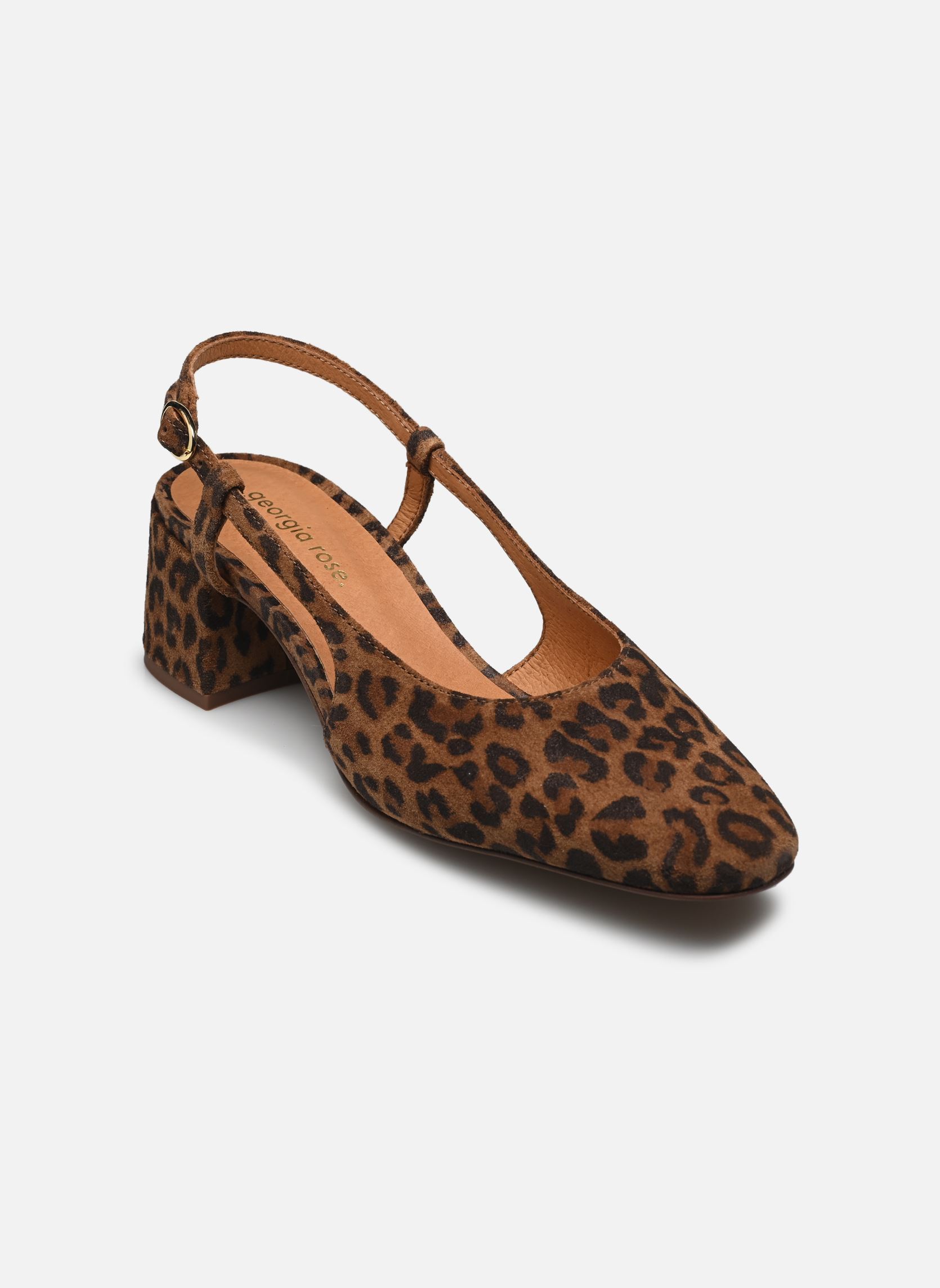 Pumps mit Riemchen Cana damen braun Georgia Rose Pumps mit Riemchen Cana damen braun LÉOPARD