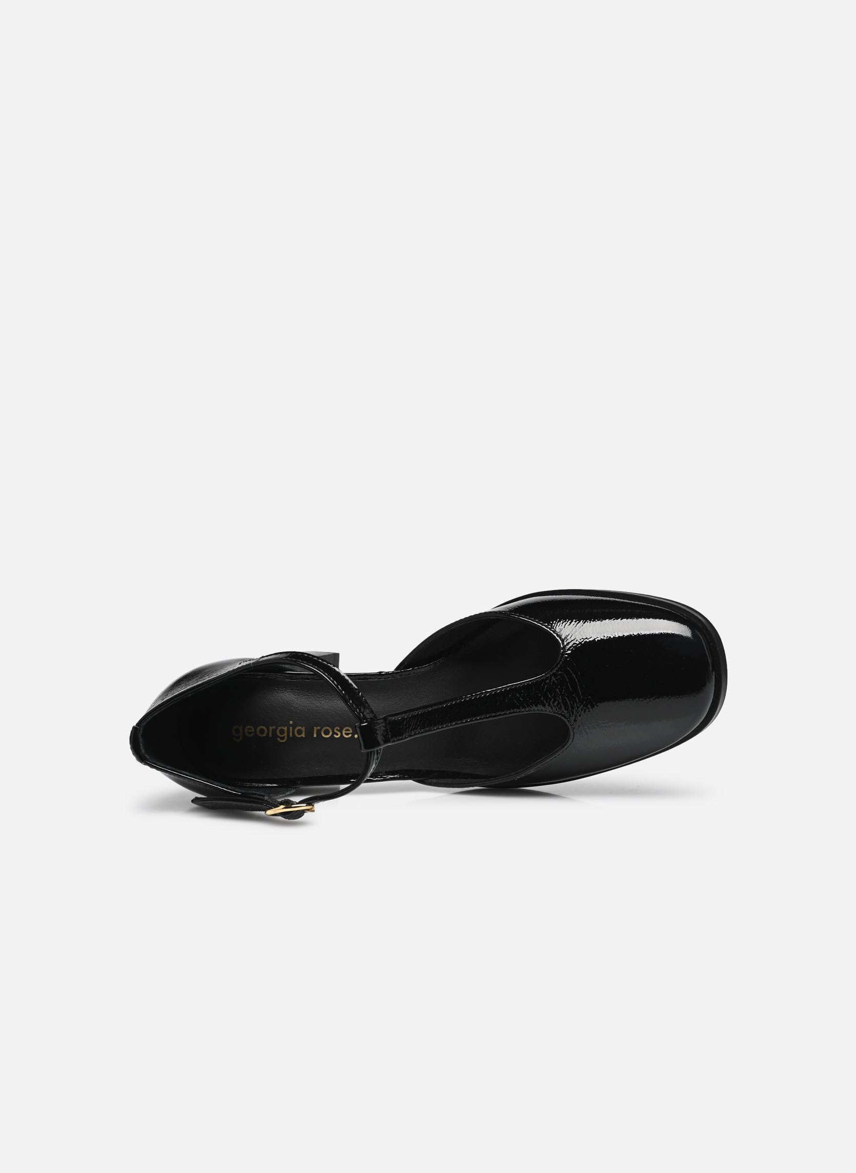 Décolleté Copin - Cuir Vernis plissé donna nero Georgia Rose Décolleté Copin - Cuir Vernis plissé donna nero NOIR