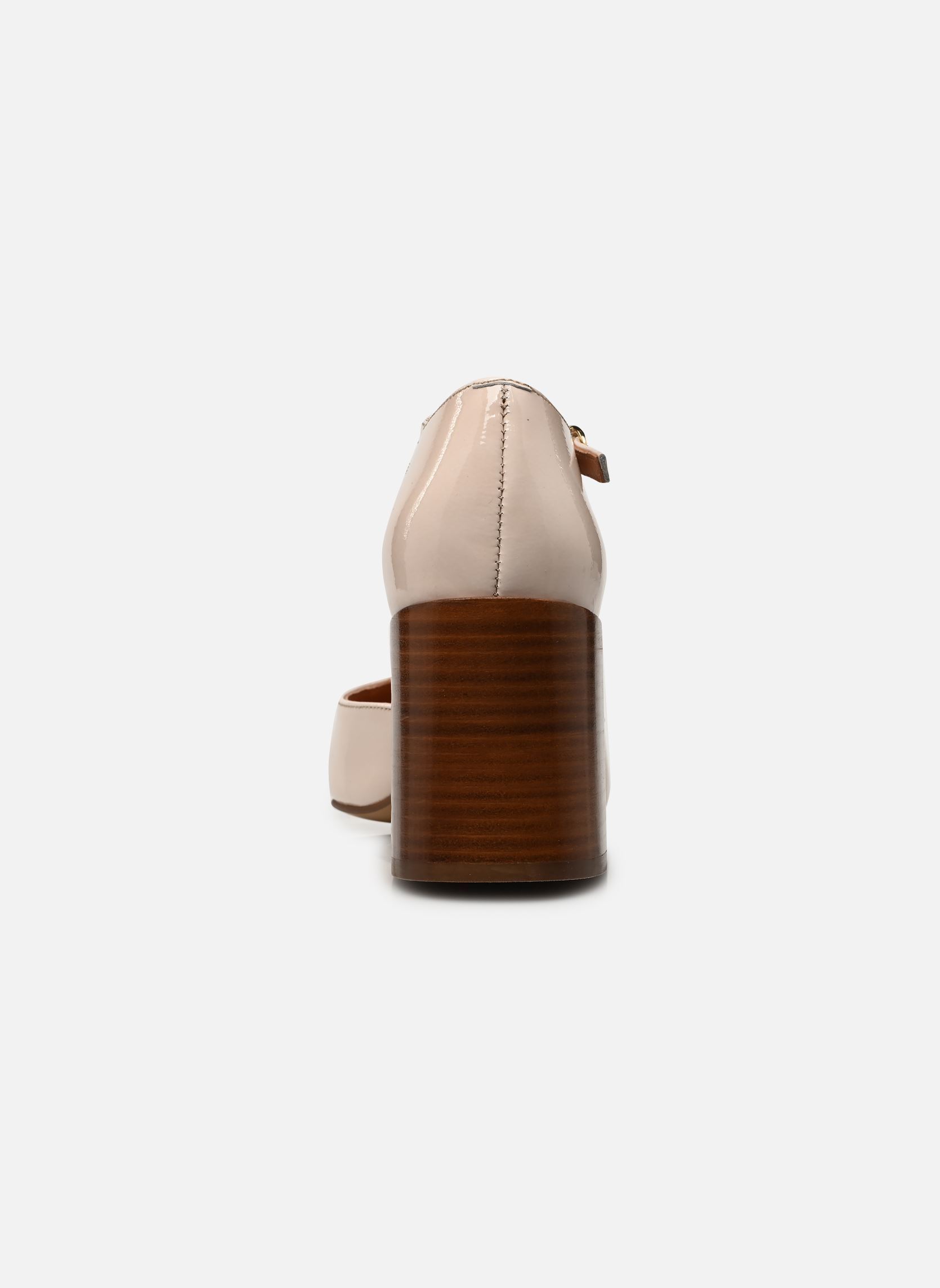 Escarpins Copin - Cuir Vernis plissé femme blanc Georgia Rose Escarpins Copin - Cuir Vernis plissé femme blanc ECRU
