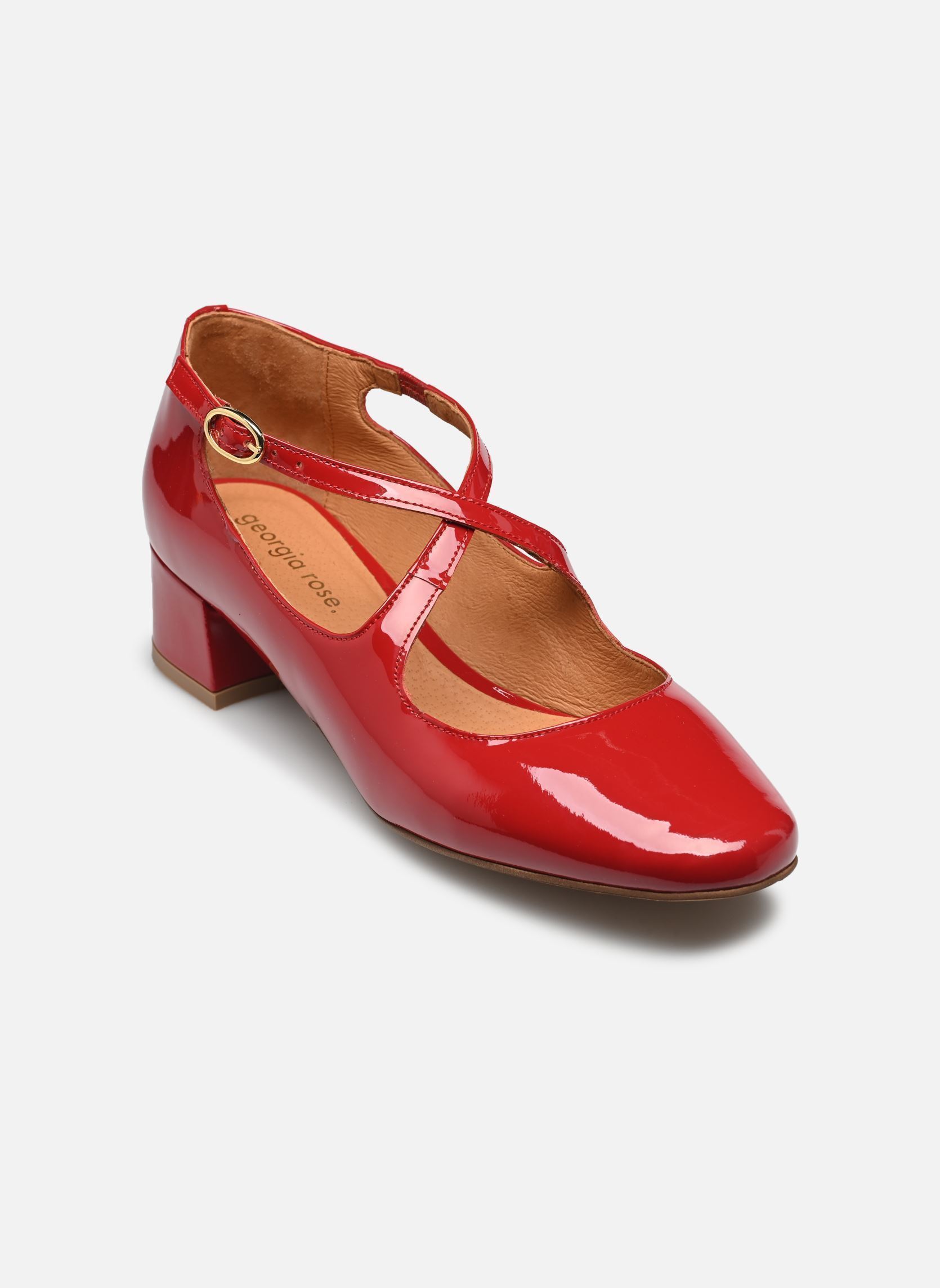 Pumps mit Riemchen Cosseuse damen rot Georgia Rose Pumps mit Riemchen Cosseuse damen rot ROUGE