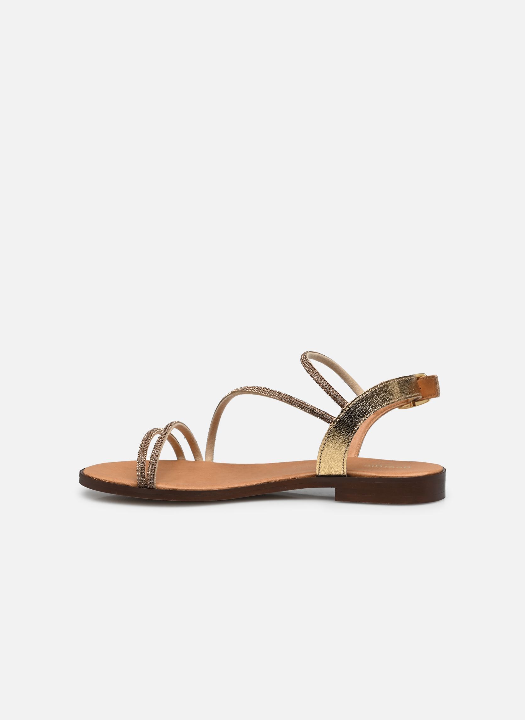 Flache Sandalen Cilote - sandales damen gold und bronze Georgia Rose Flache Sandalen Cilote - sandales damen gold und bronze OR