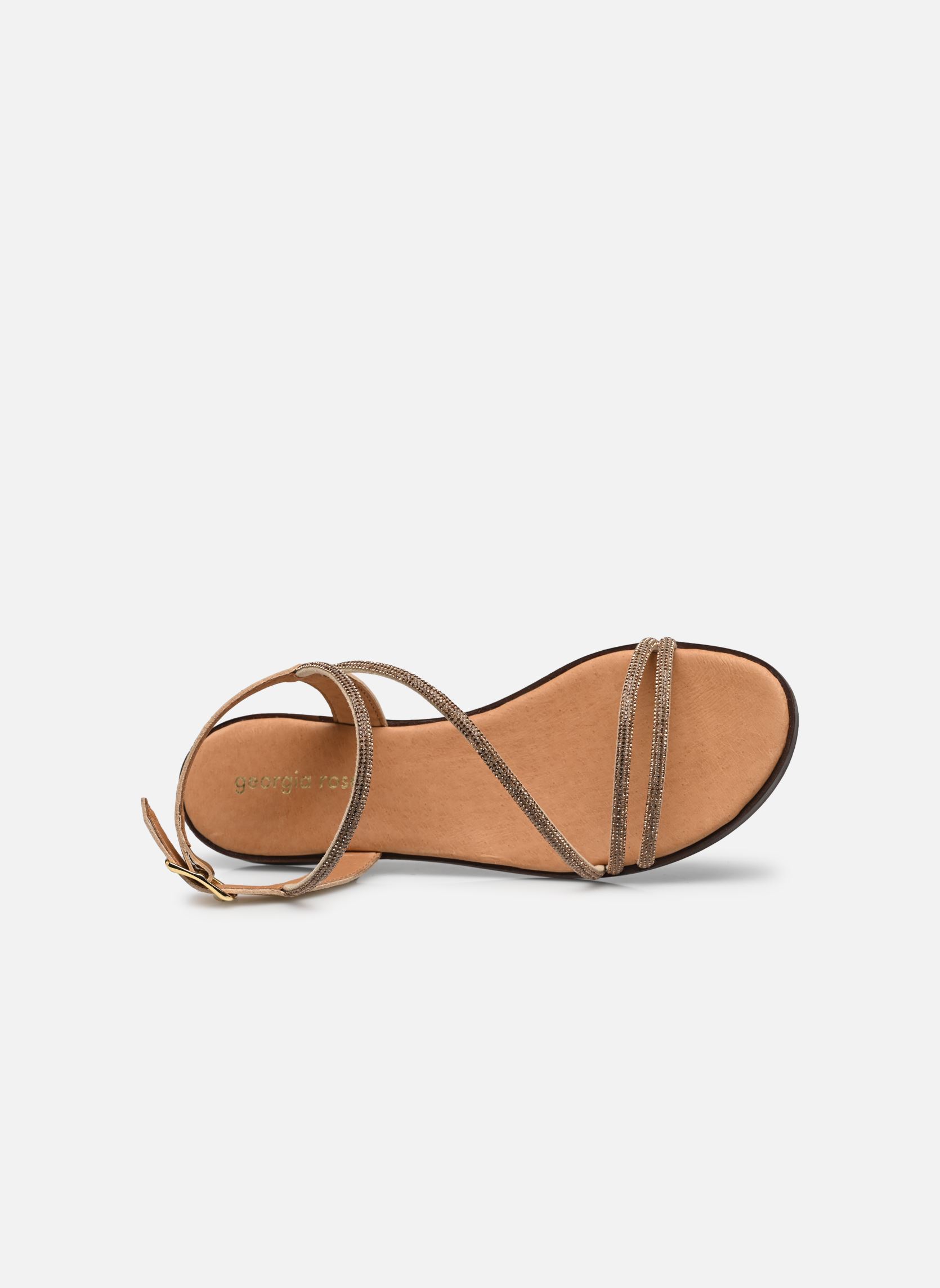 Flache Sandalen Cilote - sandales damen gold und bronze Georgia Rose Flache Sandalen Cilote - sandales damen gold und bronze OR
