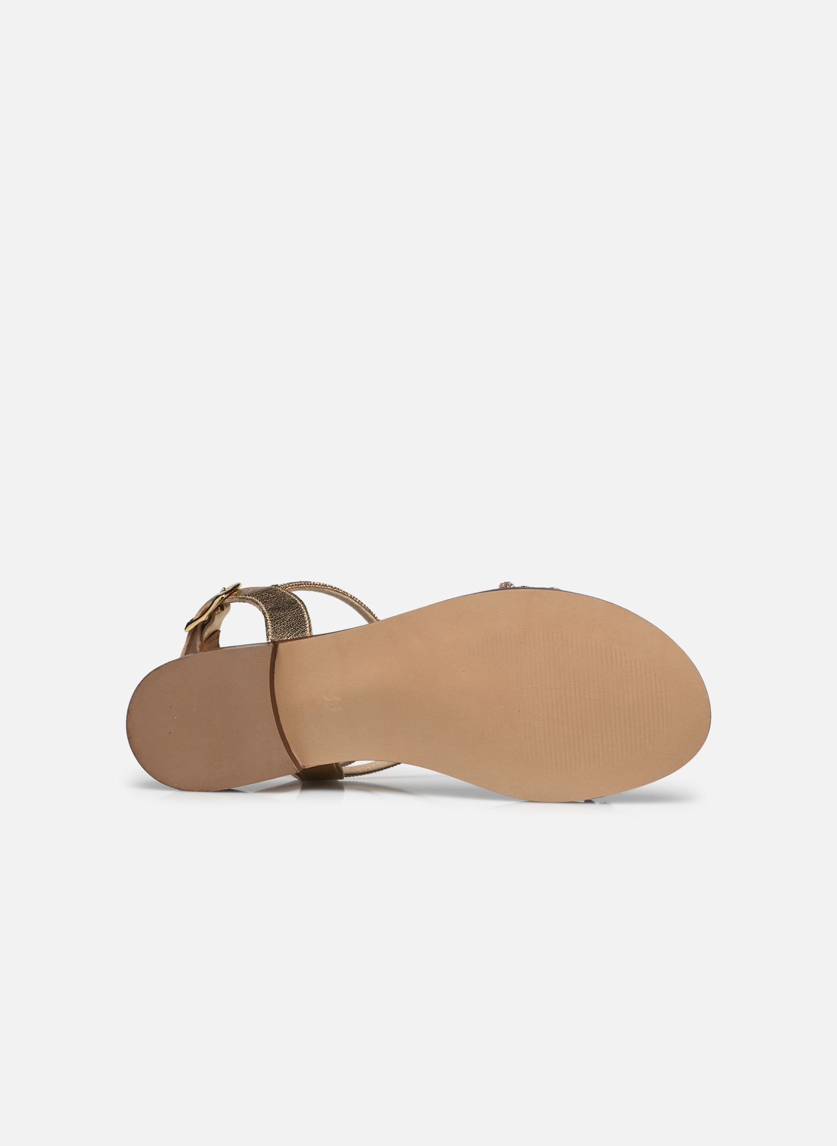 Flache Sandalen Cilote - sandales damen gold und bronze Georgia Rose Flache Sandalen Cilote - sandales damen gold und bronze OR