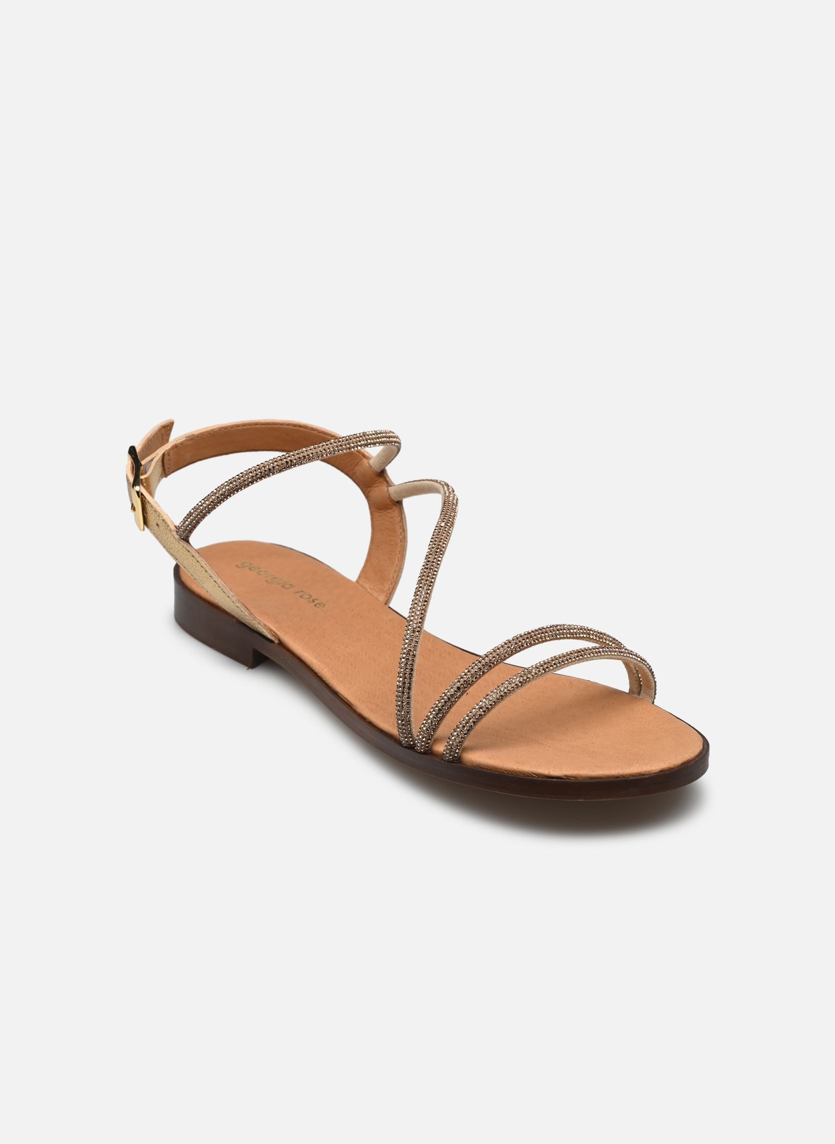 Flache Sandalen Cilote - sandales damen gold und bronze Georgia Rose Flache Sandalen Cilote - sandales damen gold und bronze OR