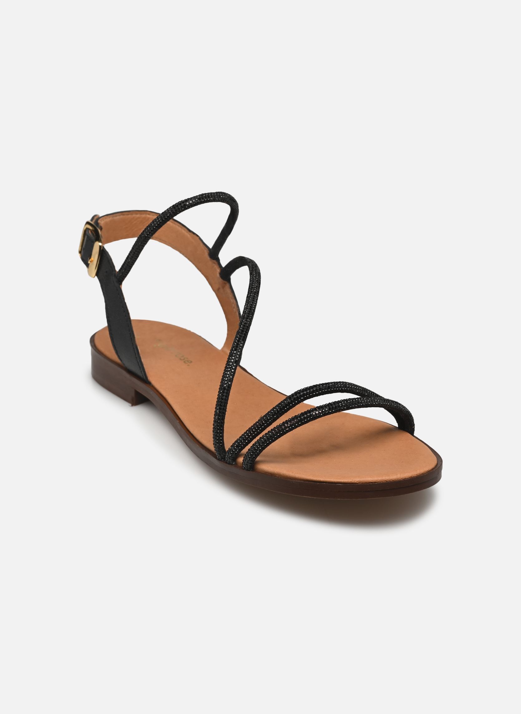 Flache Sandalen Cilote - sandales damen schwarz Georgia Rose Flache Sandalen Cilote - sandales damen schwarz NOIR