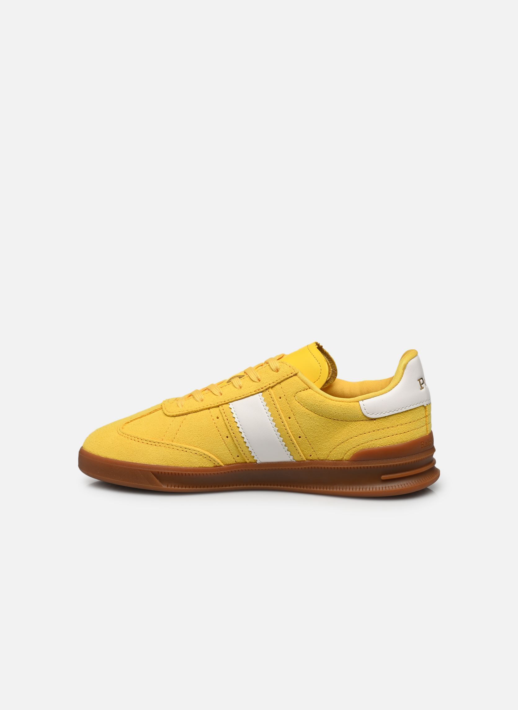 Baskets HERITAGE AERA femme jaune Polo Ralph Lauren Baskets HERITAGE AERA femme jaune Canary yellow