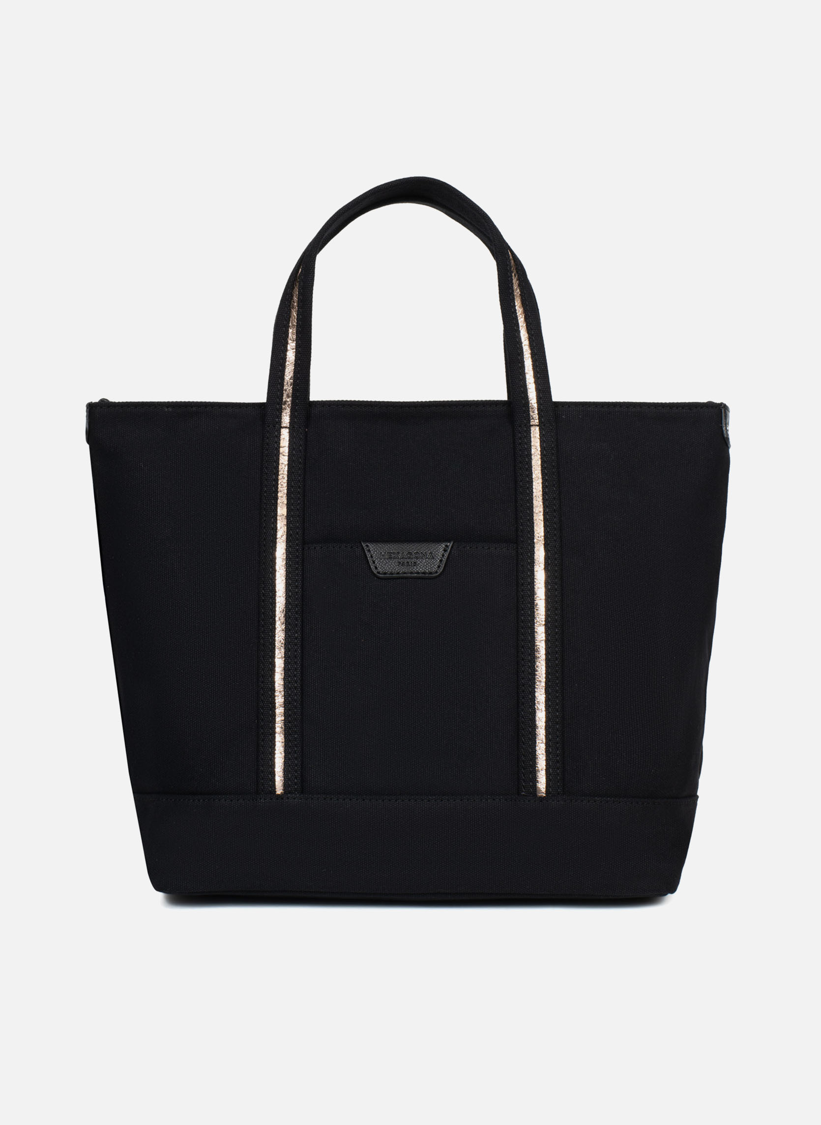 Cabas KAYA femme noir Hexagona Cabas KAYA femme noir Noir