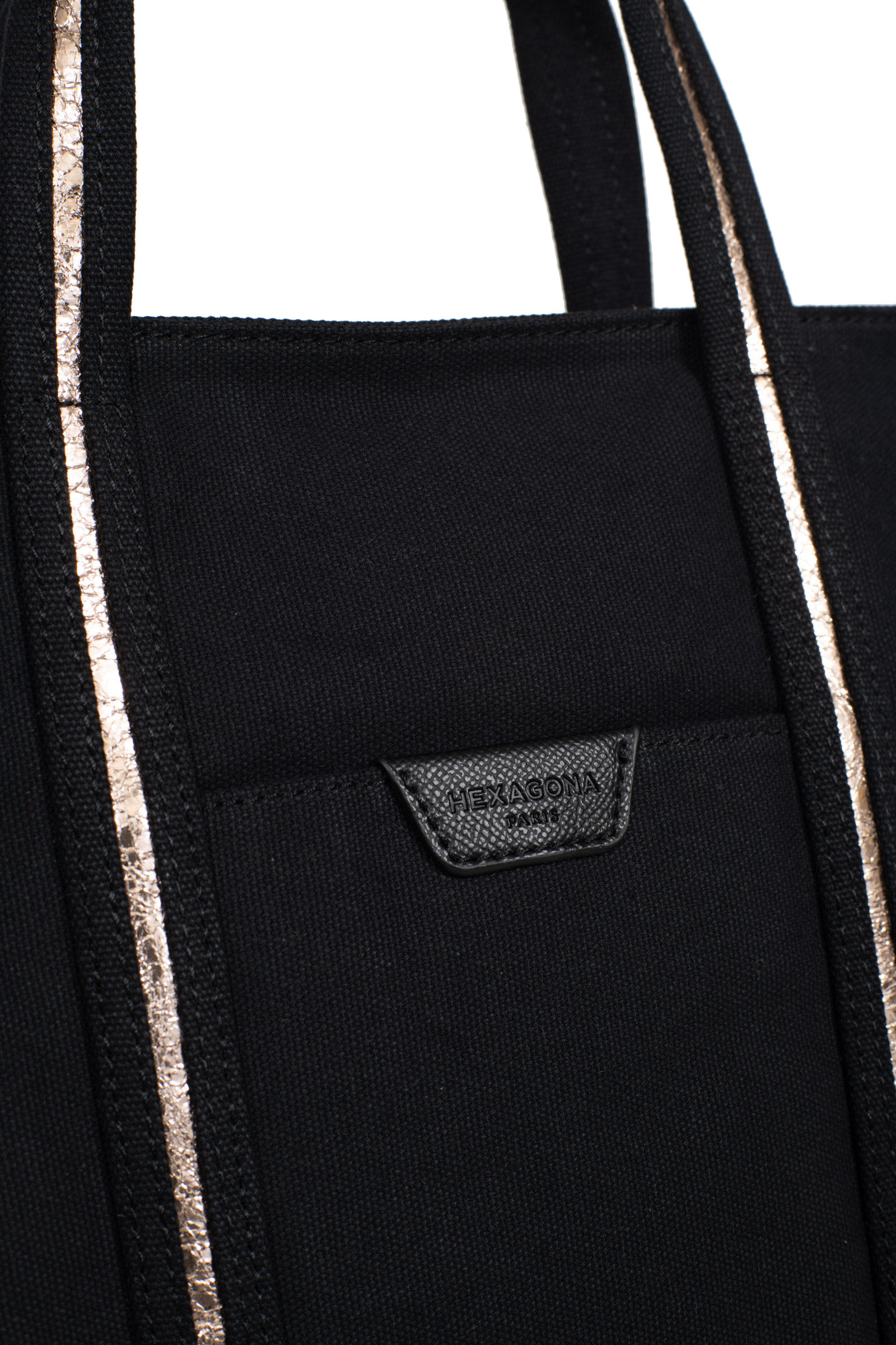 Cabas KAYA femme noir Hexagona Cabas KAYA femme noir Noir