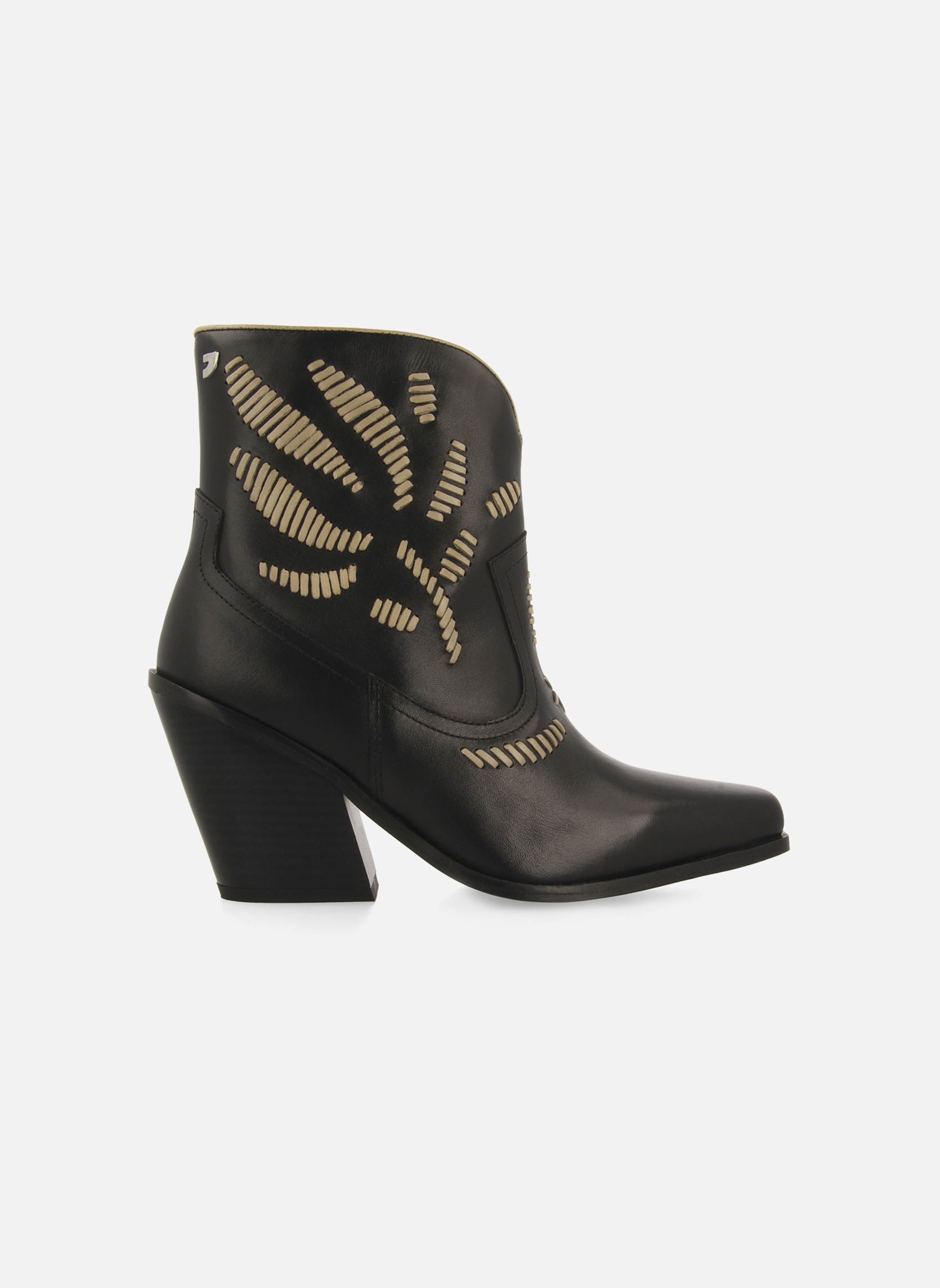 Gioseppo Bottes Boots - Bottes De Cowboy En Cuir à Talon Sandved   Cuero Femme Marron