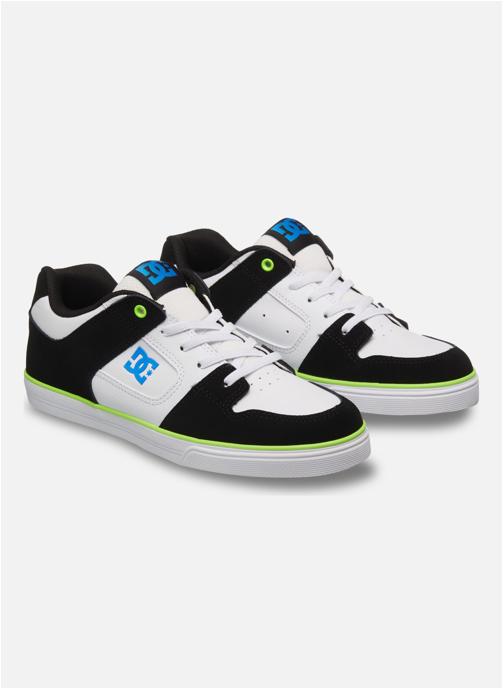 DC Shoes Baskets basses Pure Elastic garçon blanc