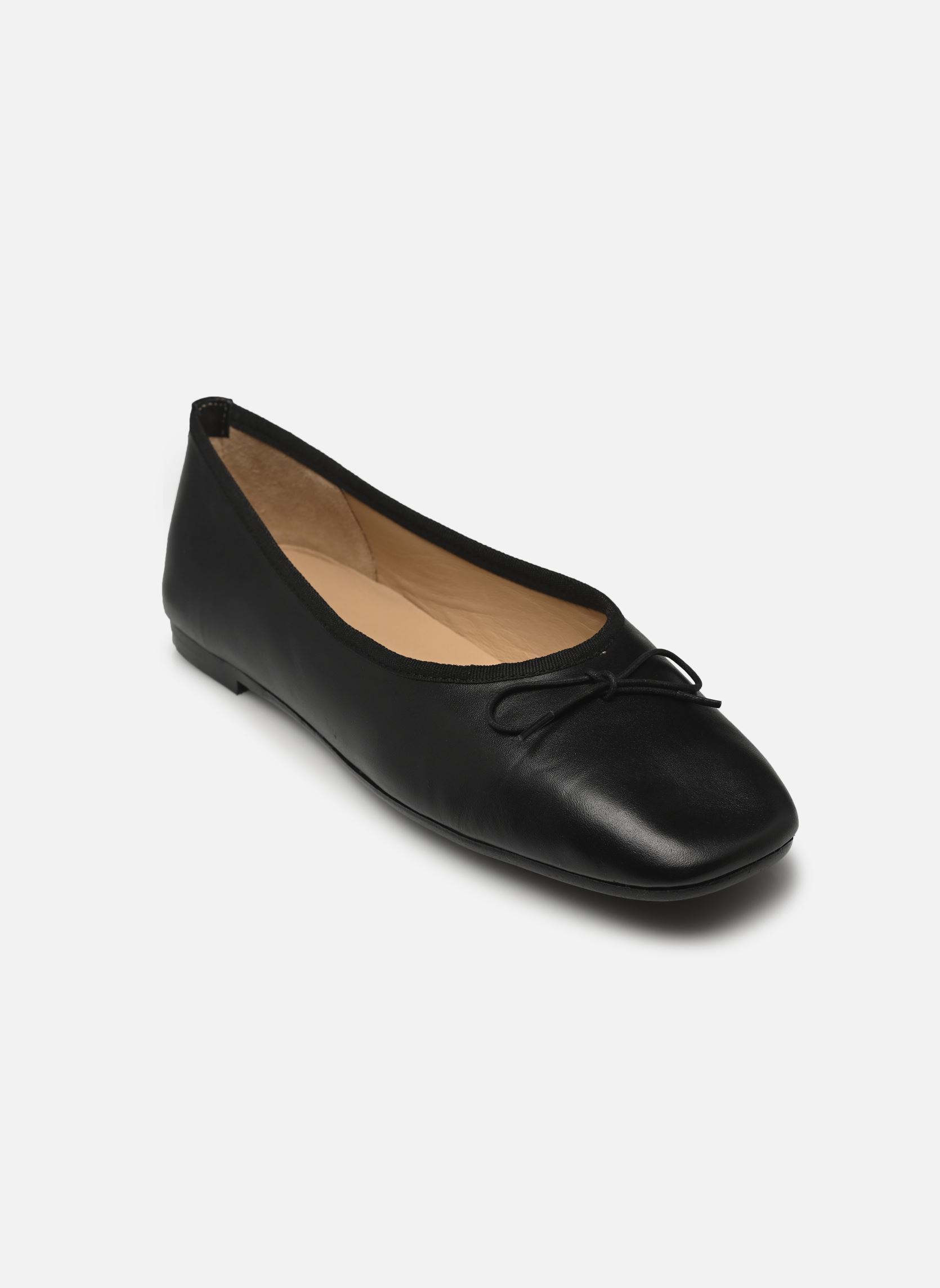Klassieke ballerina's Geoda dames zwart Georgia Rose Soft Klassieke ballerina's Geoda dames zwart NOIR