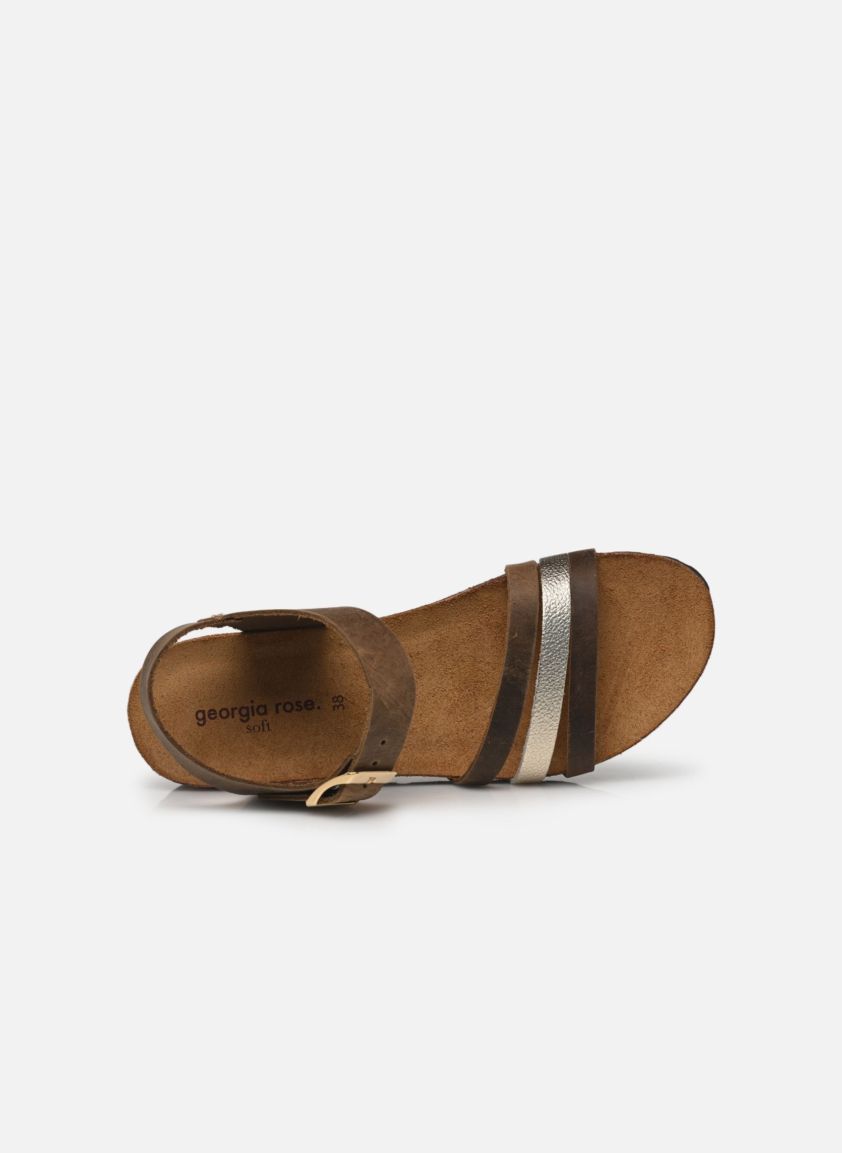 Keil- und Plateausandalen Rema - sandales damen braun Georgia Rose Soft Keil- und Plateausandalen Rema - sandales damen braun marron