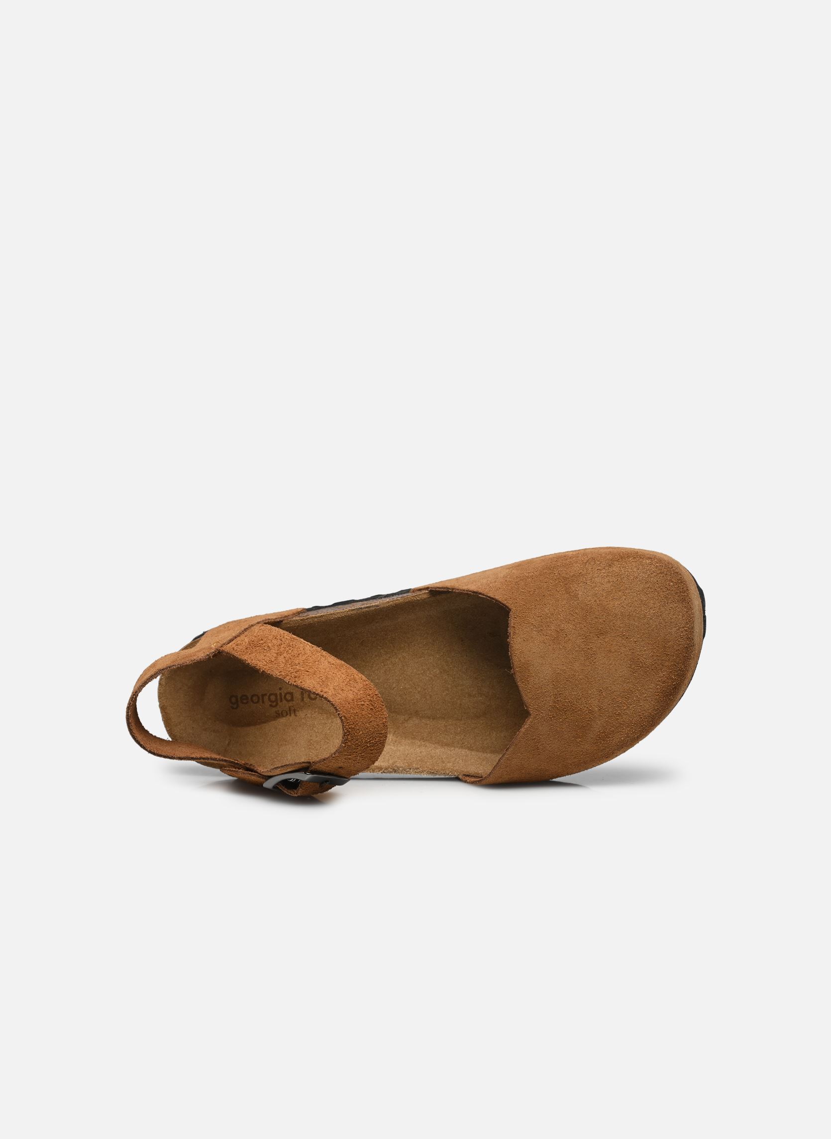 Sandali piatti Romi - mules et sabots donna marrone Georgia Rose Soft Sandali piatti Romi - mules et sabots donna marrone Cognac