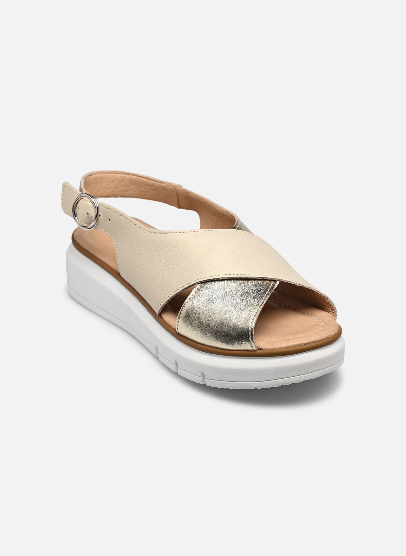 Sandales compensées et plateformes Rabiba - sandales femme beige Georgia Rose Soft Sandales compensées et plateformes Rabiba - sandales femme beige Beige