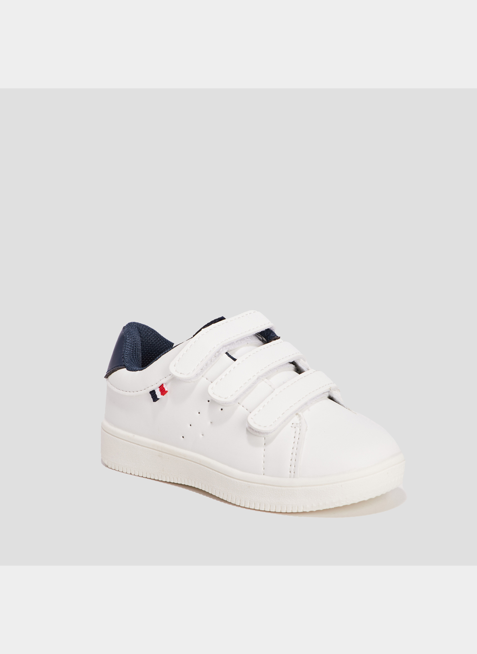 Baskets basses TRISTAN_S_MG_TB_212 garçon blanc CREEKS Baskets basses TRISTAN_S_MG_TB_212 garçon blanc Blanc