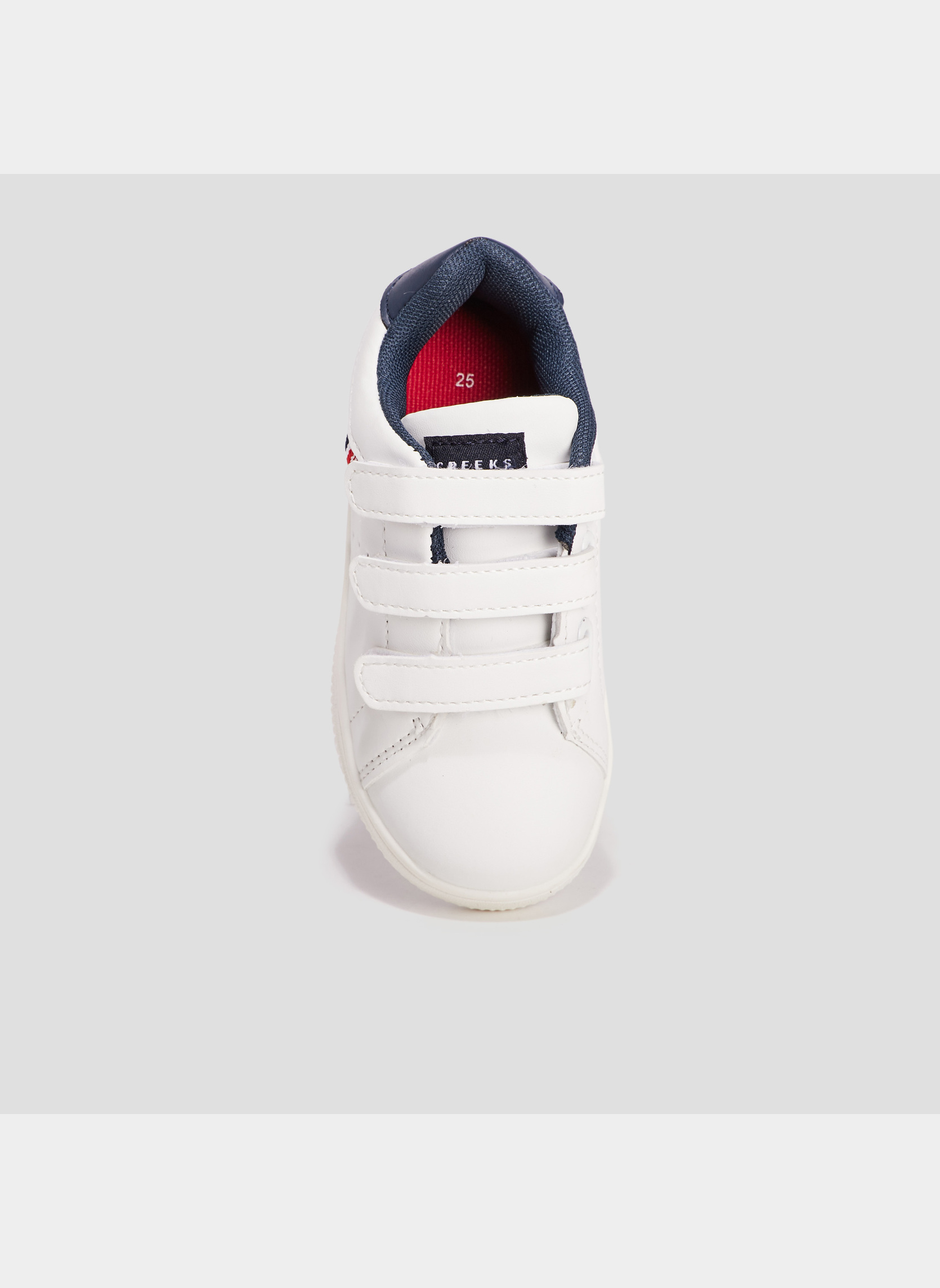 Baskets basses TRISTAN_S_MG_TB_212 garçon blanc CREEKS Baskets basses TRISTAN_S_MG_TB_212 garçon blanc Blanc