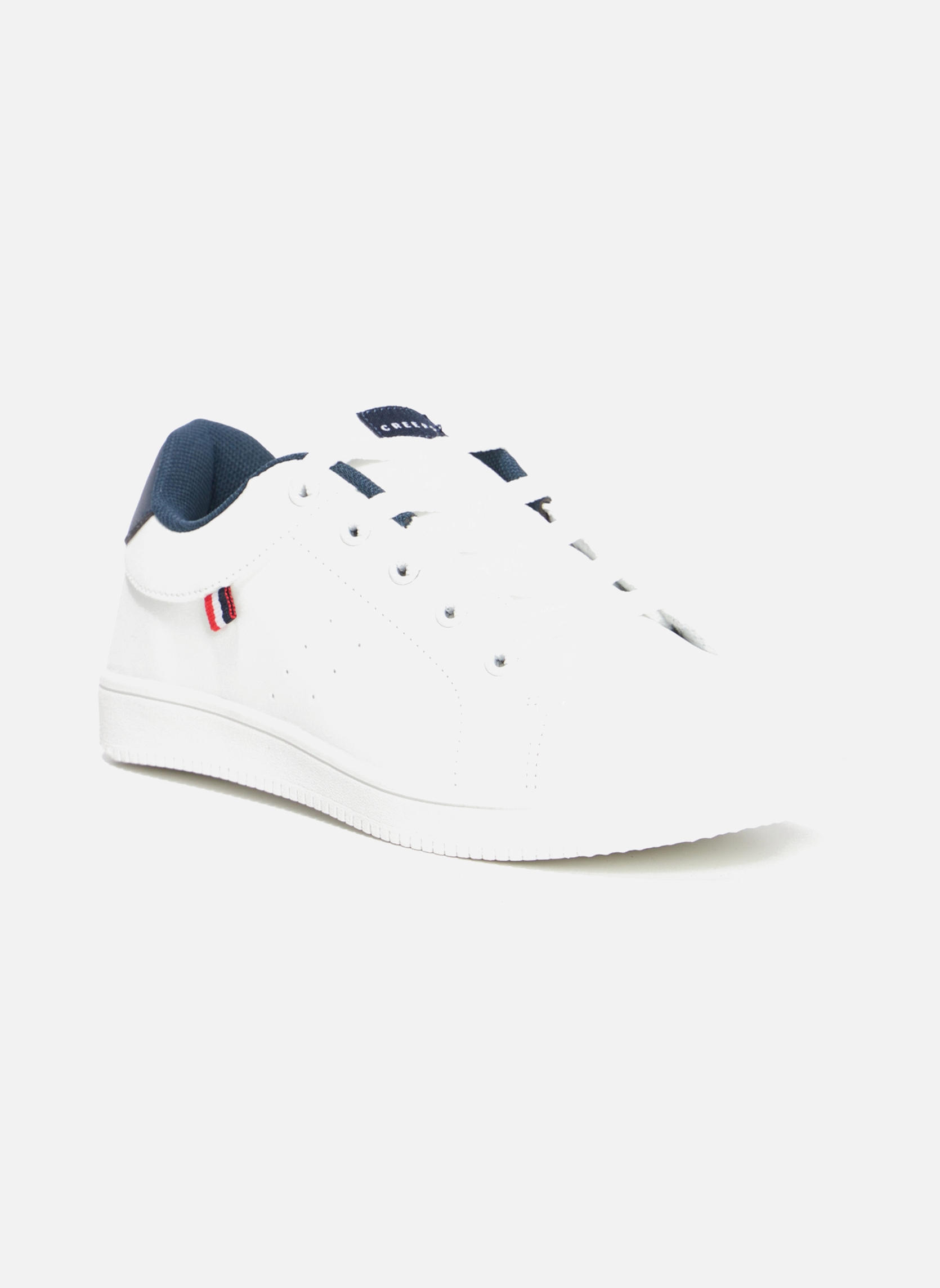 Baskets basses TRISTANL_S_JG_TB_212 garçon blanc CREEKS Baskets basses TRISTANL_S_JG_TB_212 garçon blanc Blanc