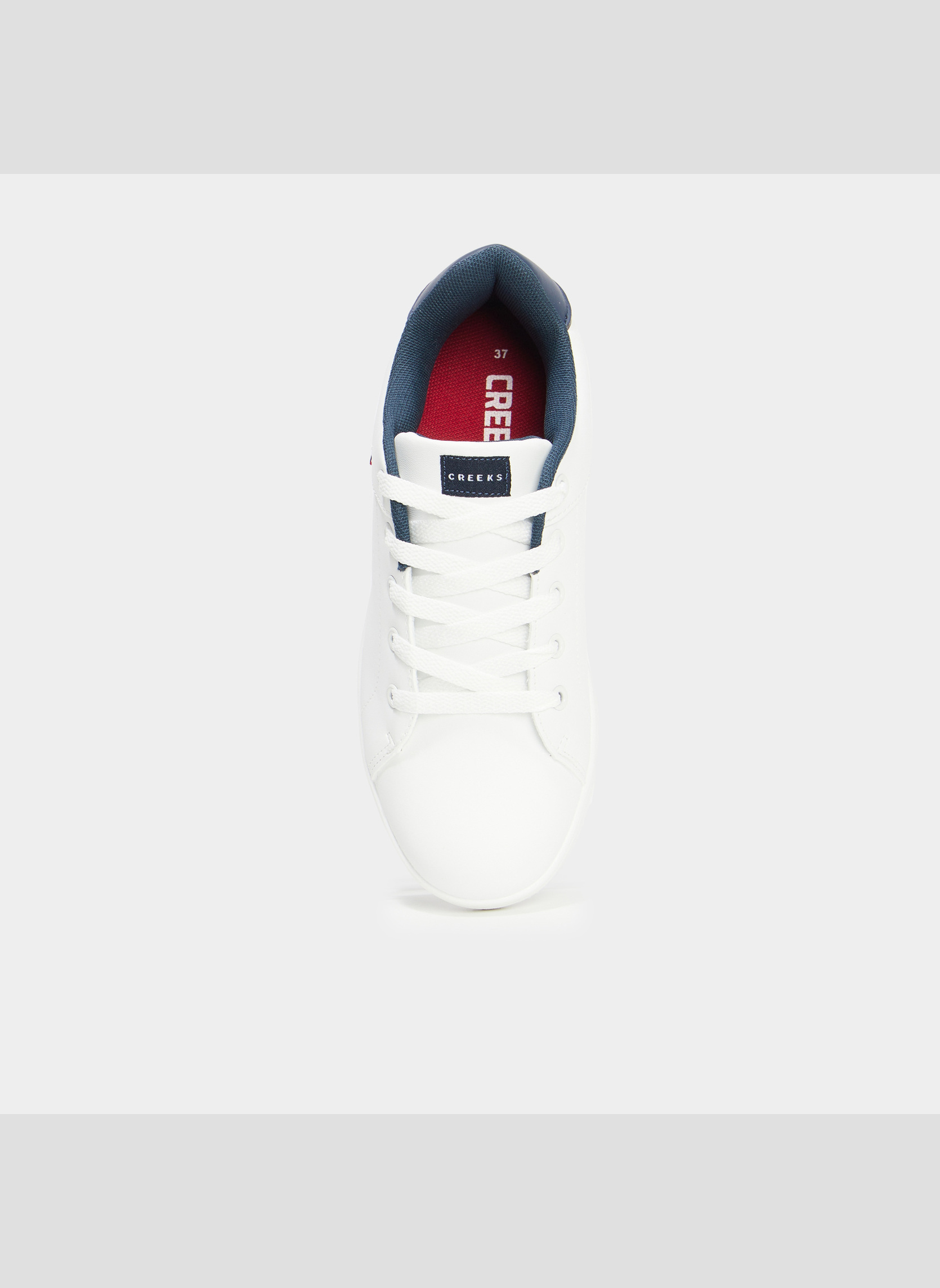 Baskets basses TRISTANL_S_JG_TB_212 garçon blanc CREEKS Baskets basses TRISTANL_S_JG_TB_212 garçon blanc Blanc