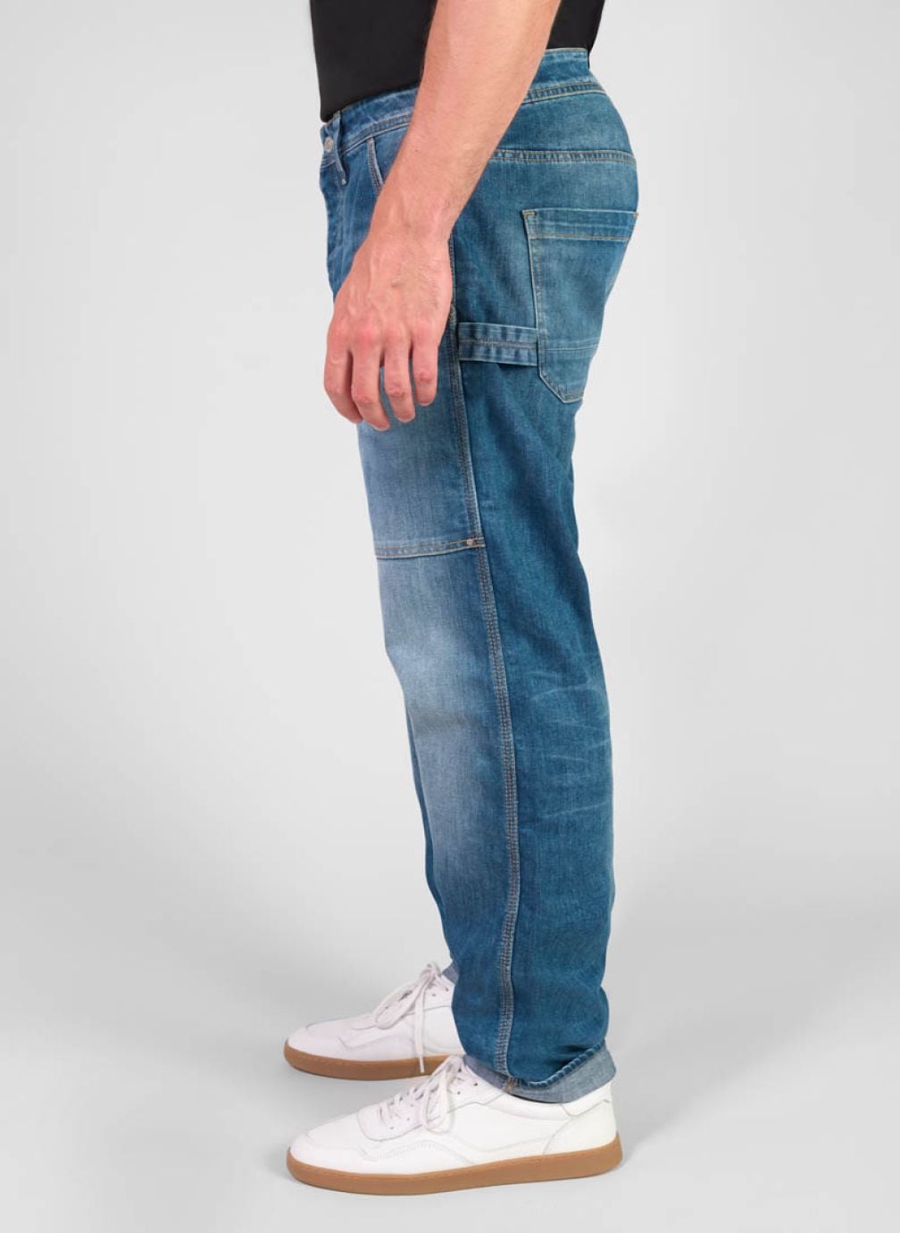 Jeans droit Jeans loose Blue homme bleu Le temps des cerises Jeans droit Jeans loose Blue homme bleu Bleu