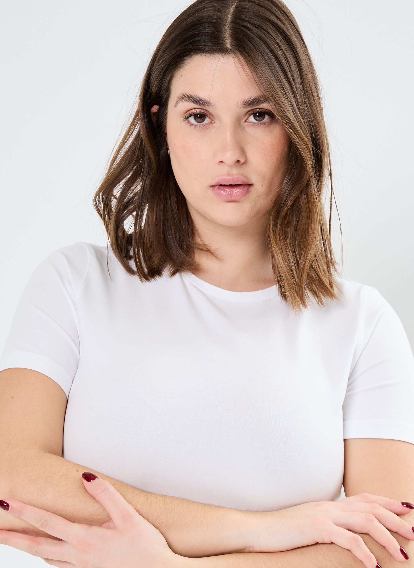 Tee-shirts T-SHIRT-COURT femme blanc MADE BY Tee-shirts T-SHIRT-COURT femme blanc BRIGHT WHITE