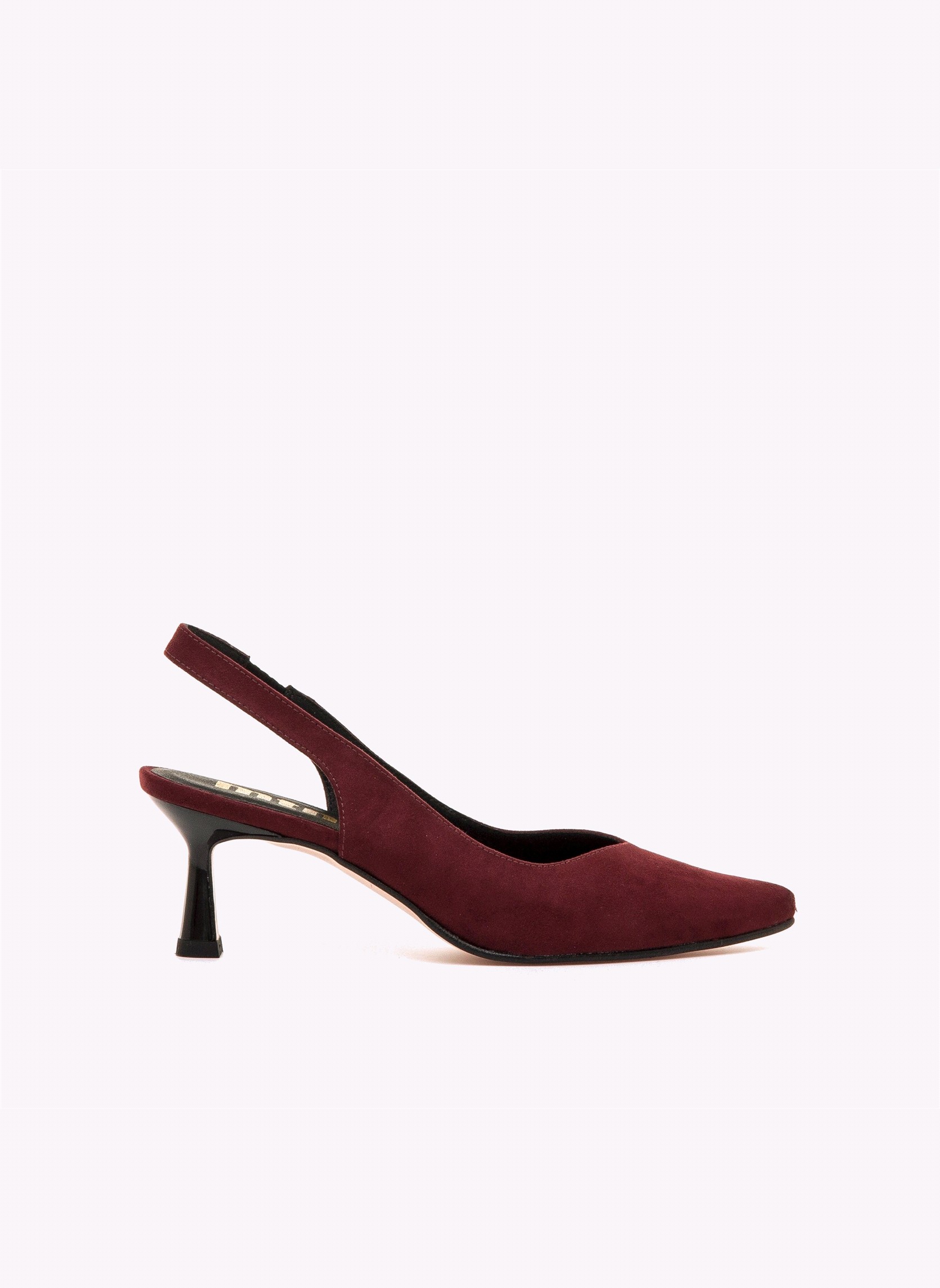 Escarpins Femme MTNG En Cuir Marron - Talons Moyens - Pointure 38 - Portée Une Fois (TB)