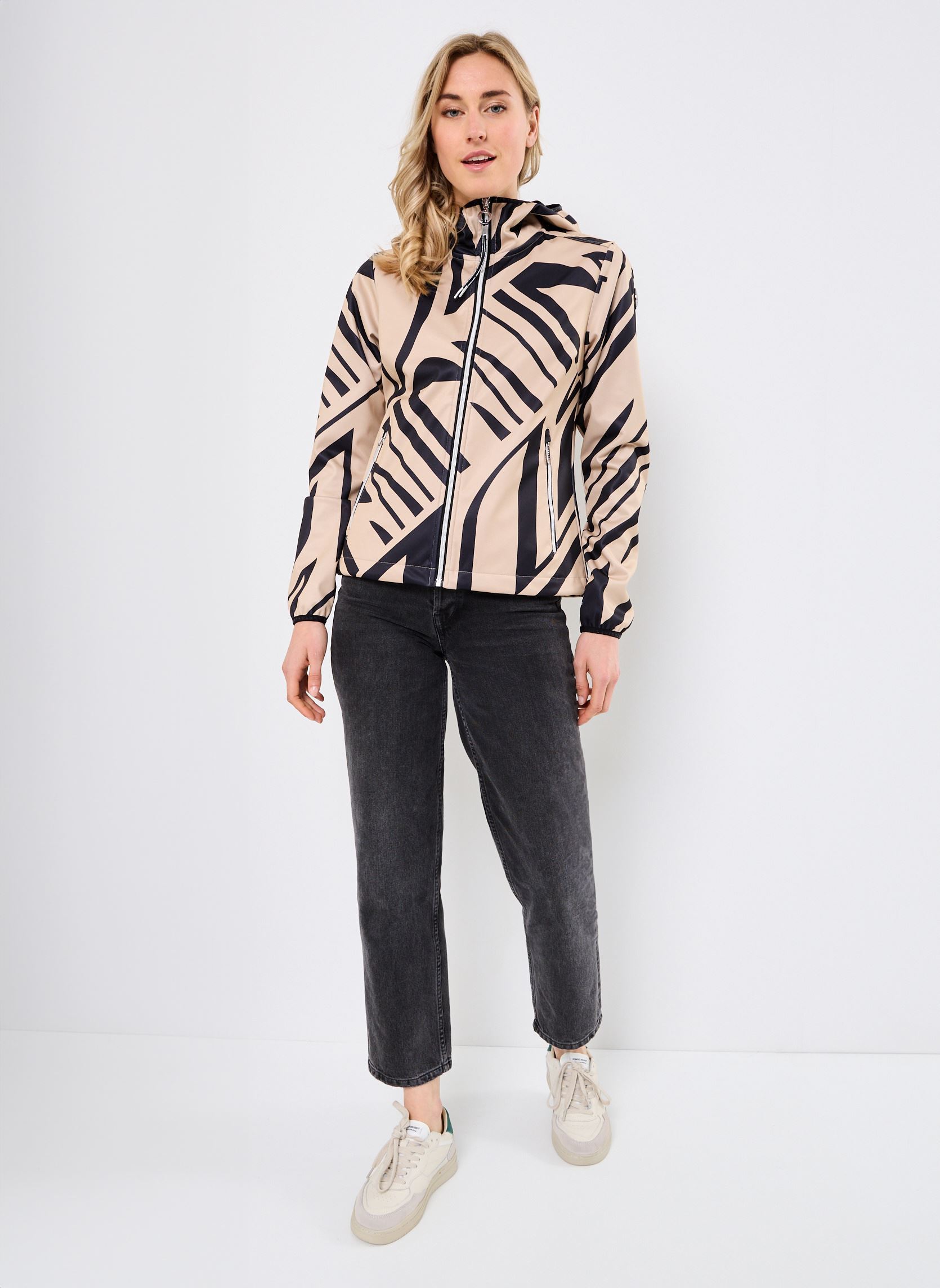 Windjacks LUHTA AHVIONSAARI dames beige Luhta Windjacks LUHTA AHVIONSAARI dames beige Poudre