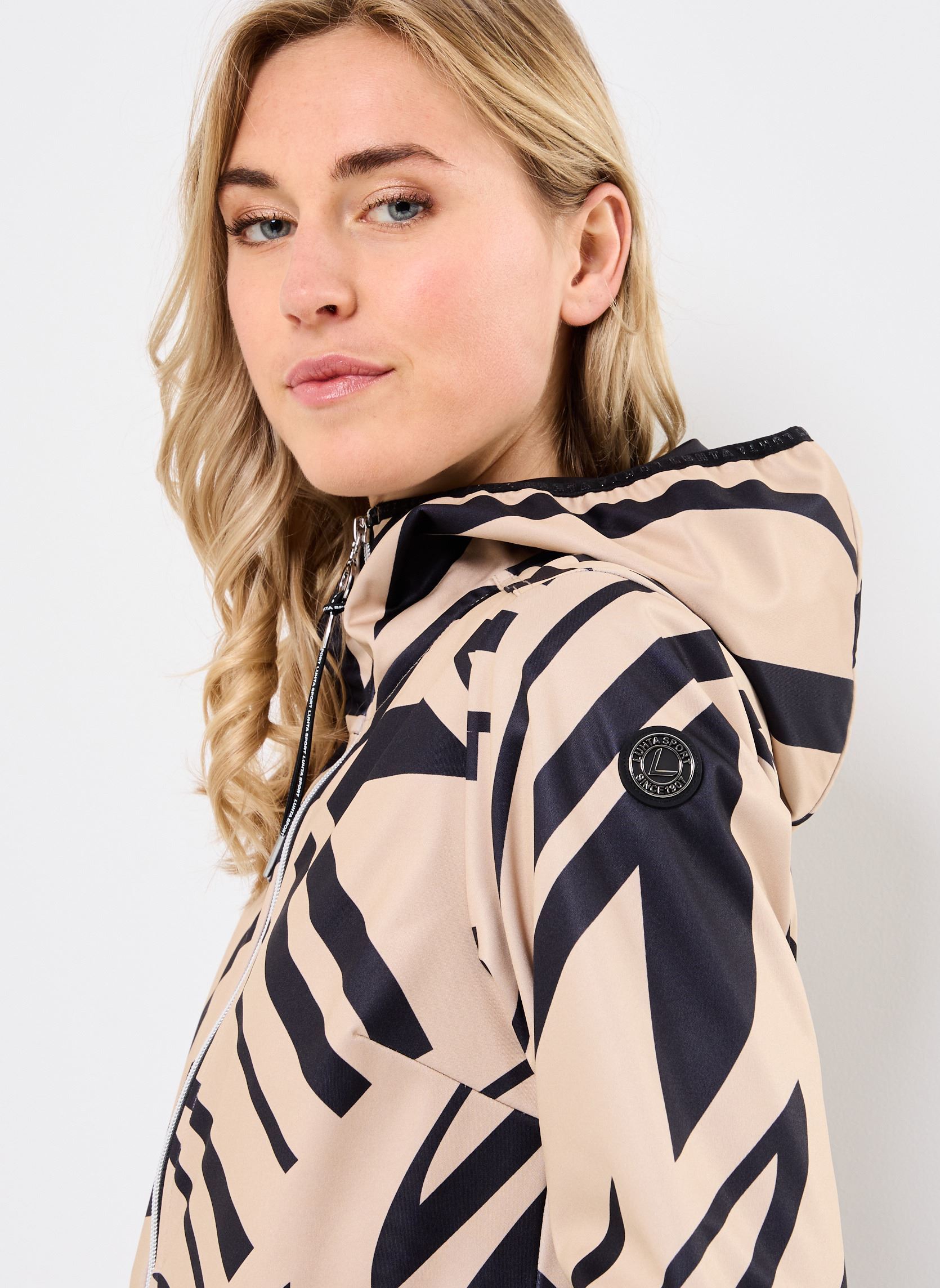 Windjacks LUHTA AHVIONSAARI dames beige Luhta Windjacks LUHTA AHVIONSAARI dames beige Poudre