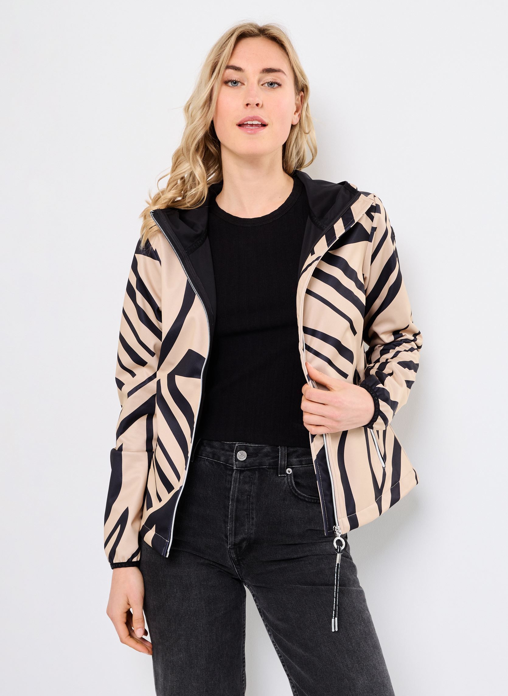 Windjacks LUHTA AHVIONSAARI dames beige Luhta Windjacks LUHTA AHVIONSAARI dames beige Poudre