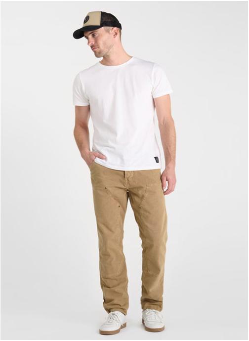 Le temps des cerises Pantalons droits Pantalon droite MECANIK Beige homme beige